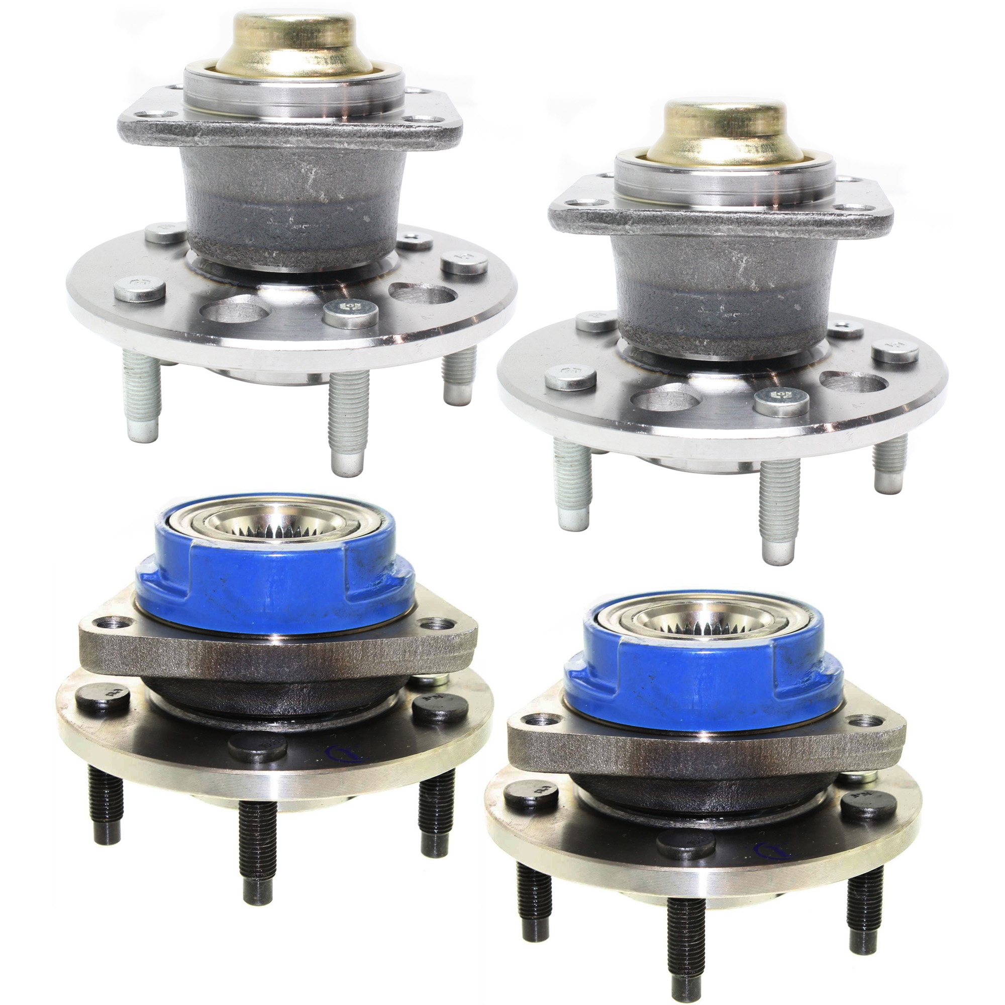 AM IMPALA 00-05 GRAND PRIX 03-03 FRONT AND REAR HUB ASSEMBLY RH AND LH Set of 4 Non Abs SKU SET REPC283711-4 A OEM 88964096