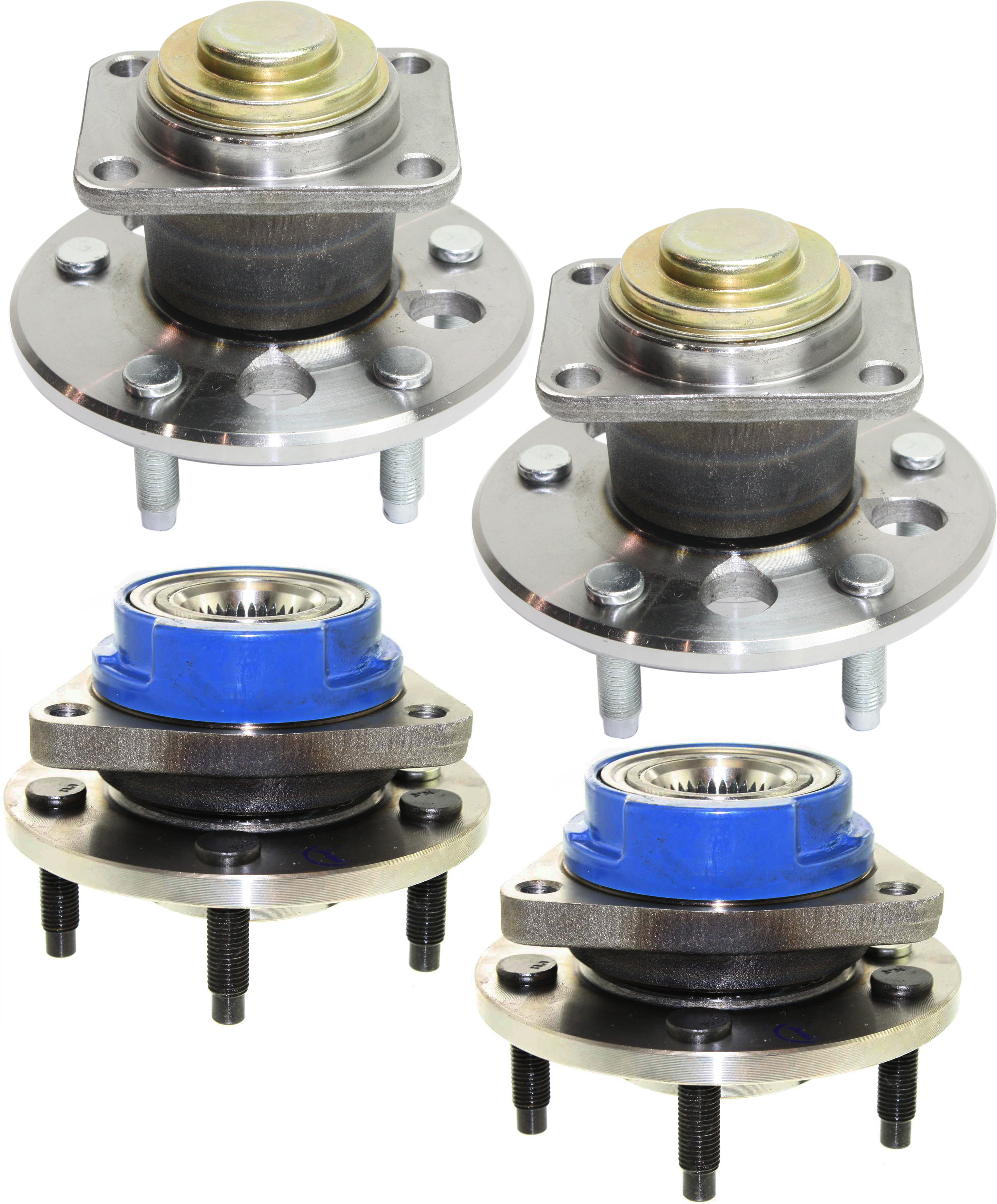 AM IMPALA 00-05 AZTEK 03-05 FRONT AND REAR HUB ASSEMBLY RH AND LH Set of 4-5 Lugs 5 x 4.53 in. Bolt Pattern SKU SET REPC283711-4 OEM 12413029-88964096