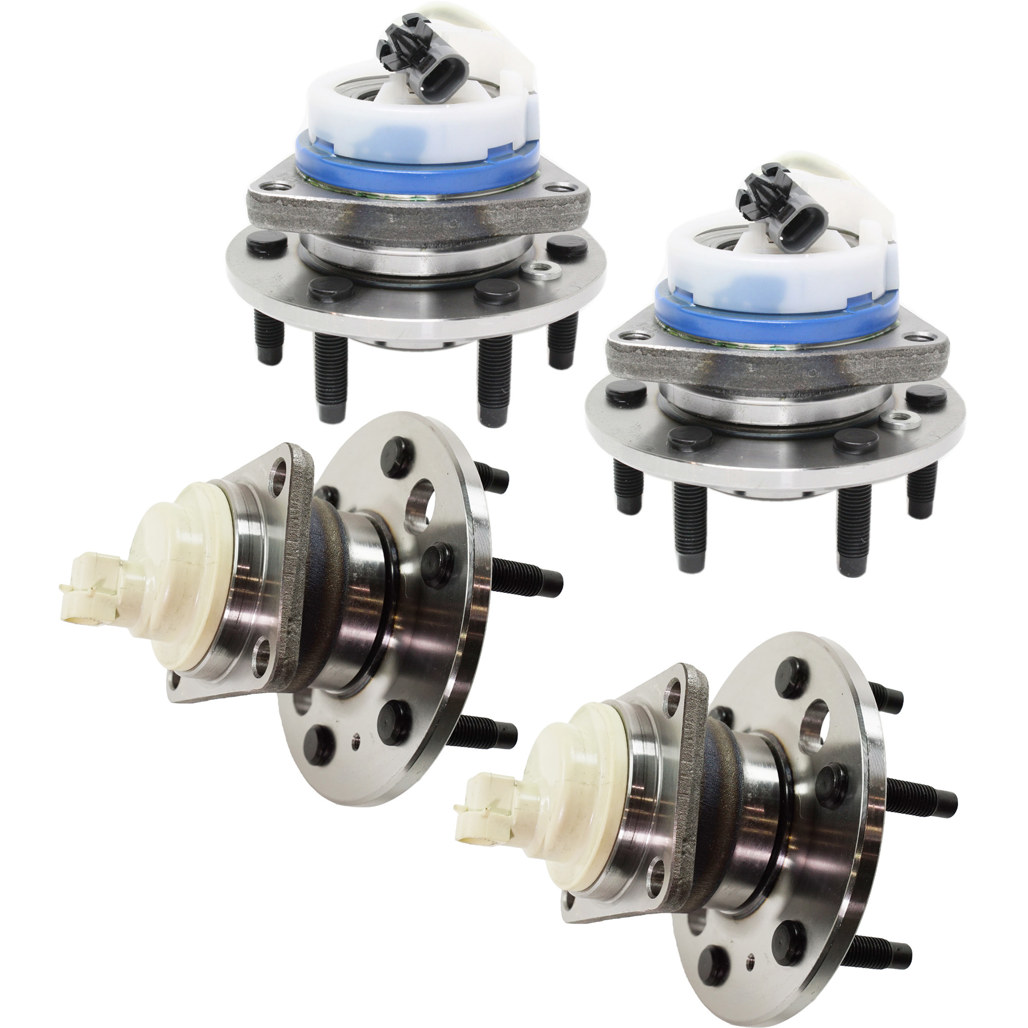 AM MONTANA UPLANDER 06-09 FRONT AND REAR HUB ASSEMBLY RH and LH Set of 4 FWD SKU SET REPC283725-4 A OEM 10368309-25999685