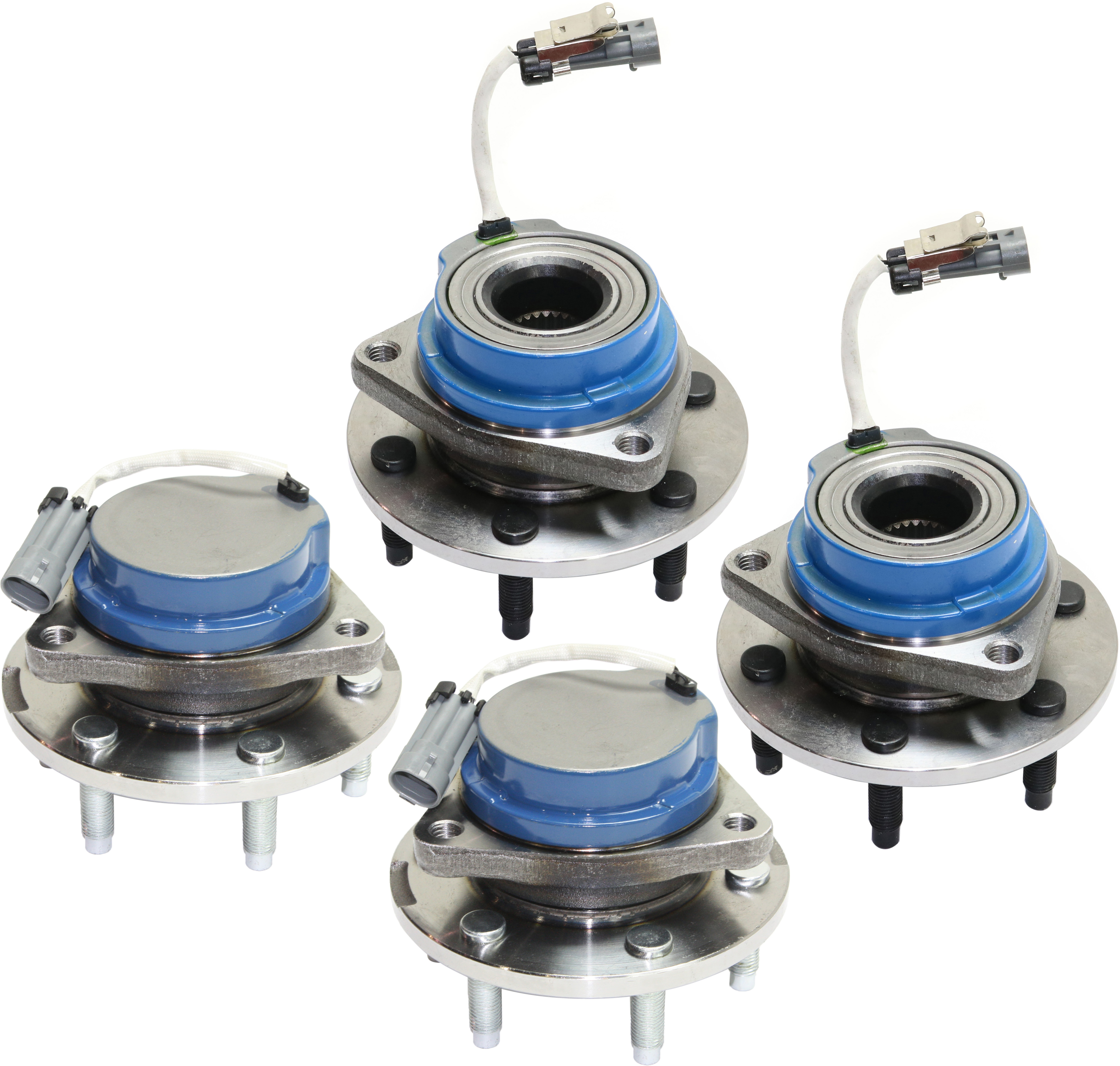AM CTS 04-07 SRX 04-09 STS 05-11 FRONT AND REAR HUB ASSEMBLY RH AND LH 6 Studs 6 x 4.53 in. Bolt Pattern SKU SET REPC283735-4 A OEM 12413103-9145835-89047639