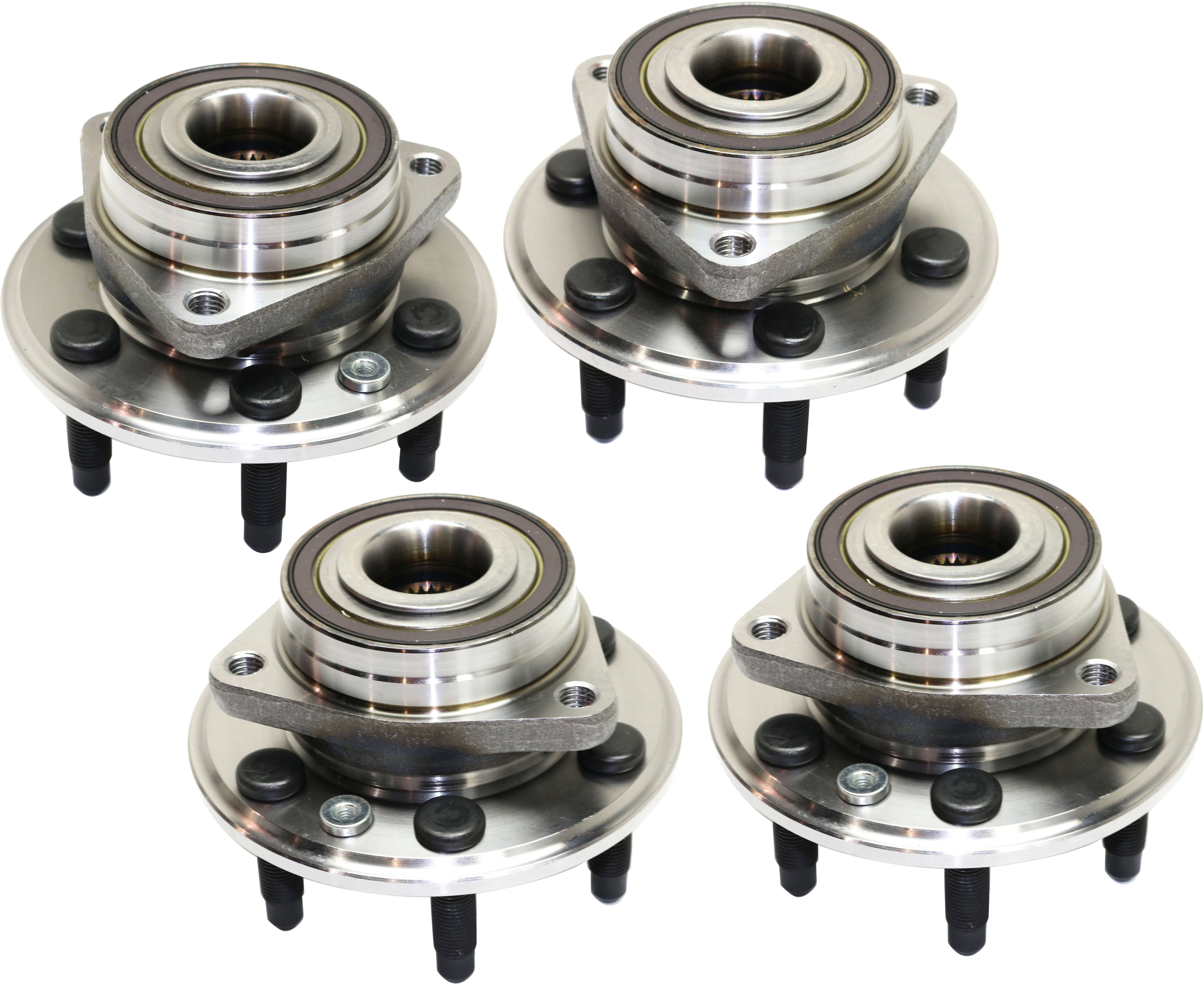 AM 9-4X 11-11 SRX 10-16 FRONT AND REAR HUB ASSEMBLY RH AND LH SKU SET REPC283737-4 OEM 13589508