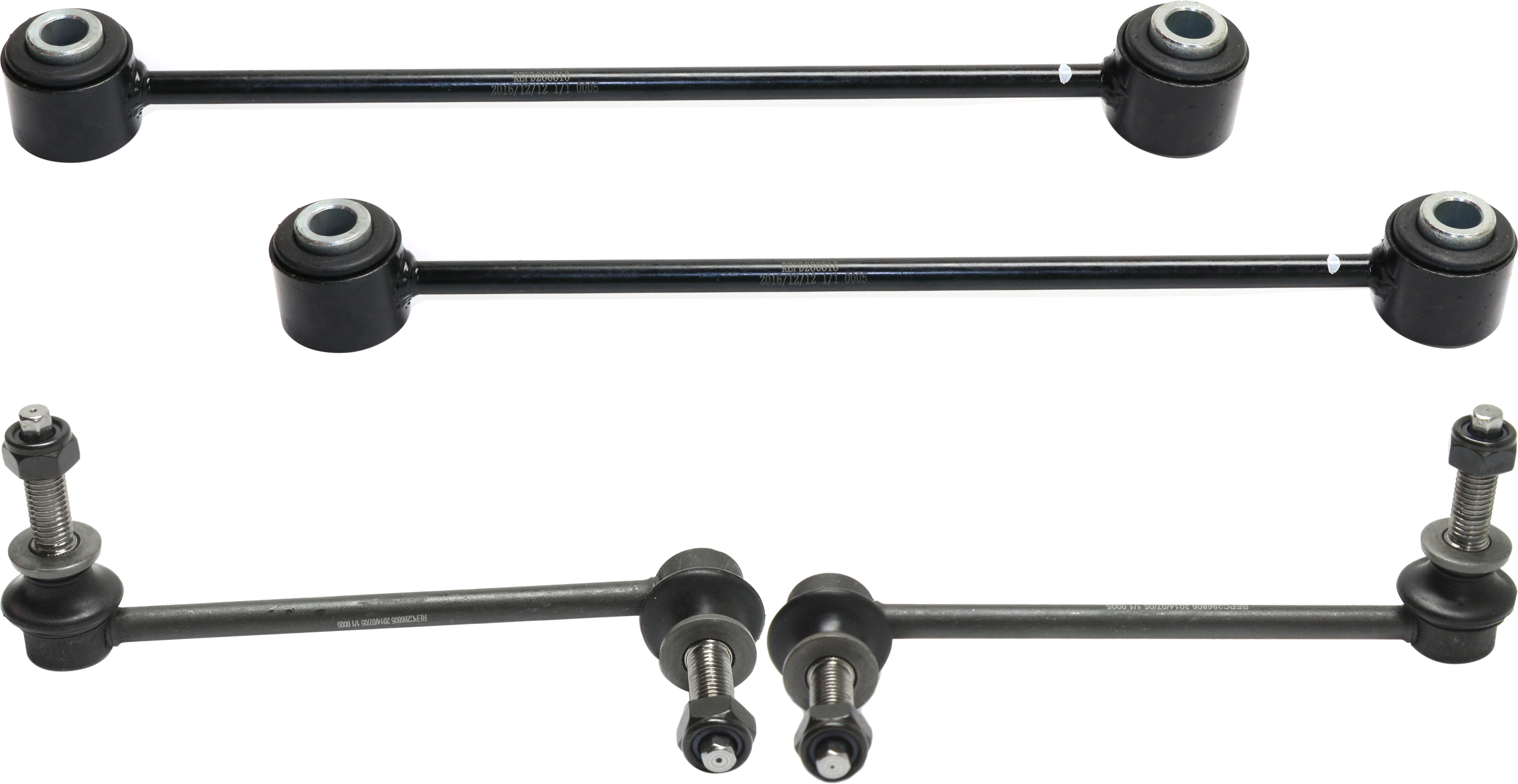AM CHRYSLER 300-05-22 FRONT AND REAR SWAY BAR LINK RH AND LH SKU SET REPC286805-4 OEM 18443-2651597-5451388-45G0388