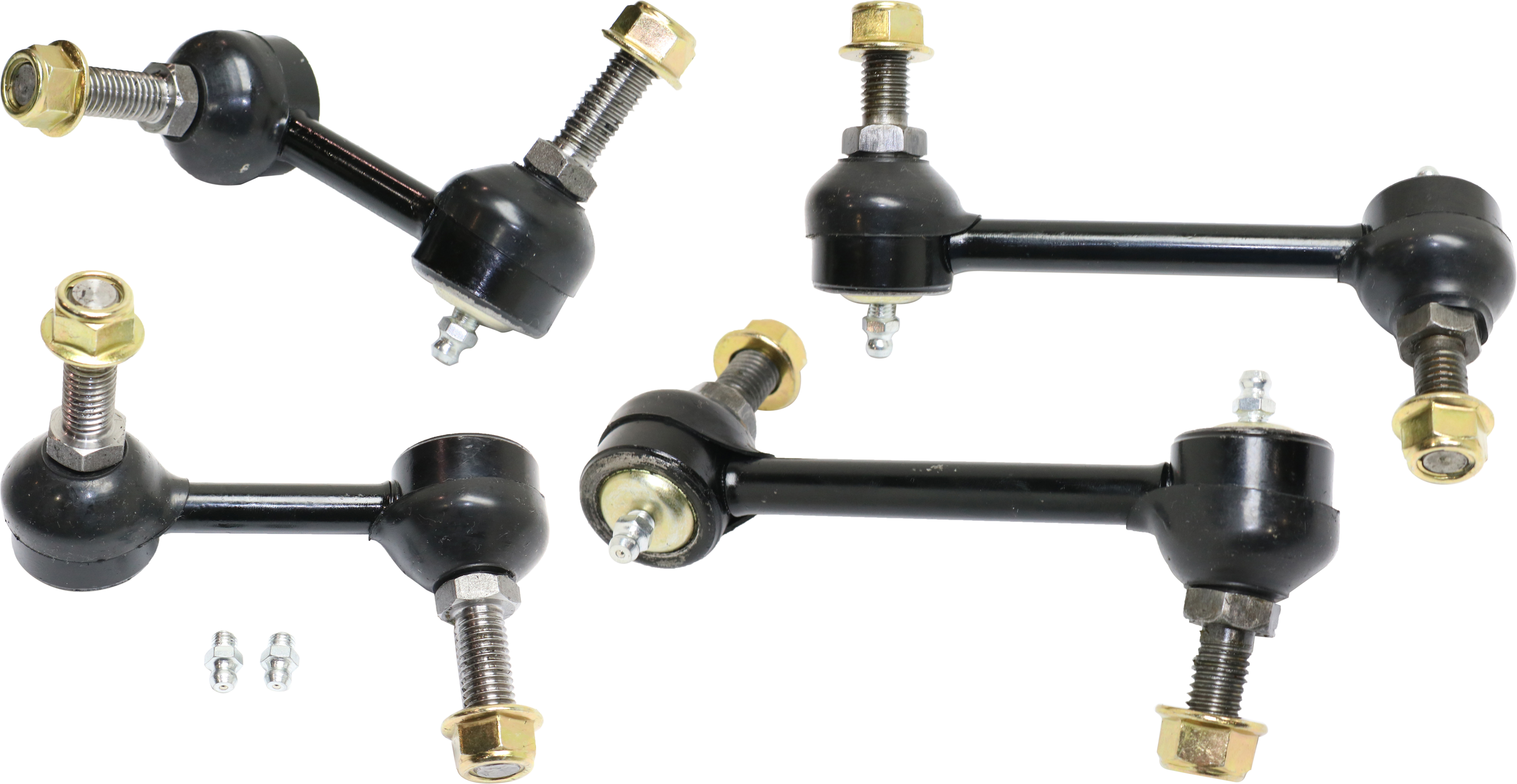AM SSR 03-06 SAAB 9-7X 05-09 FRONT AND REAR SWAY BAR LINK RH AND LH SKU SET REPC286813-4 OEM 183-572-651-461-545-000-000-000-000