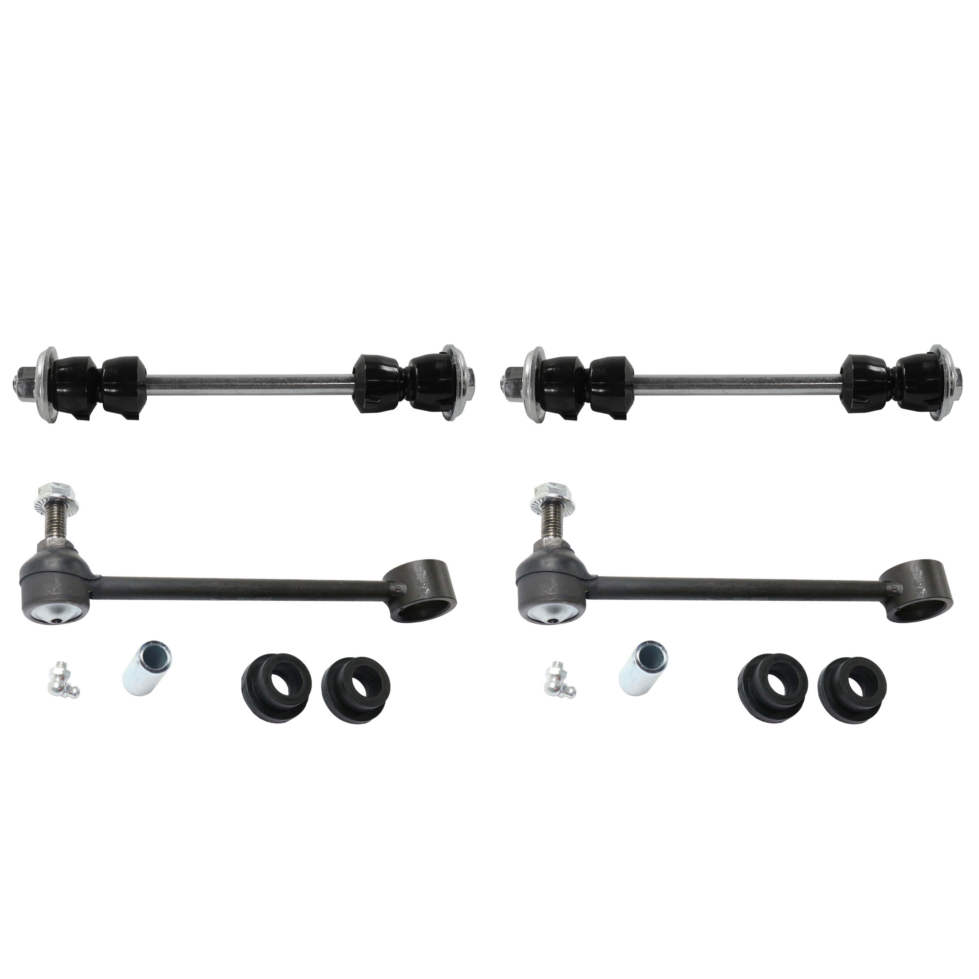 AM TAHOE 07-20 ESCALADE YUKON 07-19 FRONT AND REAR SWAY BAR LINK RH AND LH Set of 4 SKU SET REPC286817-4 OEM 10393679-10395094-18805243-259