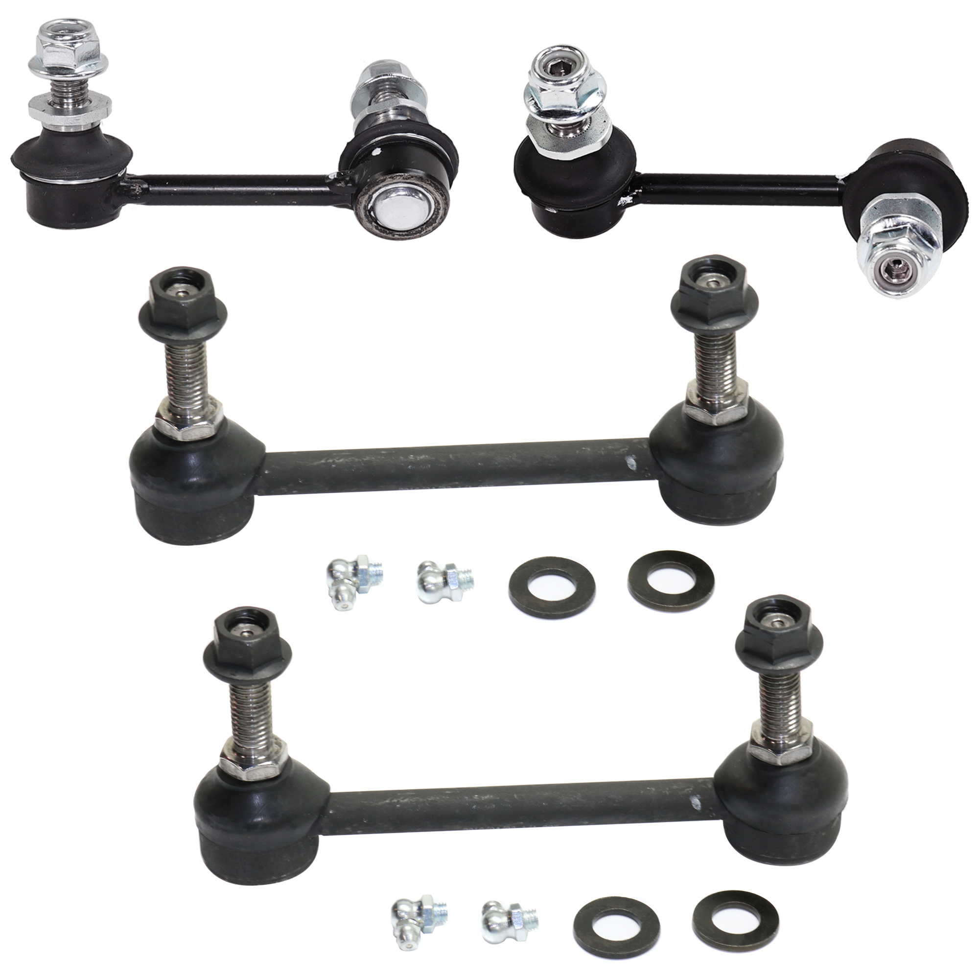 AM CTS 08-15 FRONT AND REAR SWAY BAR LINK Set of 4 SKU SET REPC286820-4 OEM 15267655-25964513-25964514-152