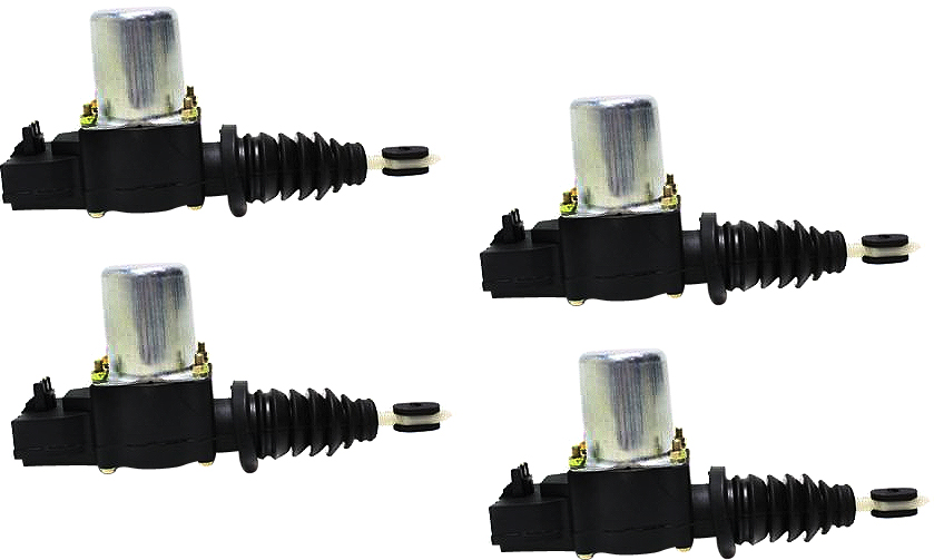 AM CENTURY 77-96 ASTRO 85-05 FRONT AND REAR DOOR LOCK ACTUATOR RH AND LH w o Bracket SKU SET REPC288301-4 Partslink GM1314105 OEM 22020256