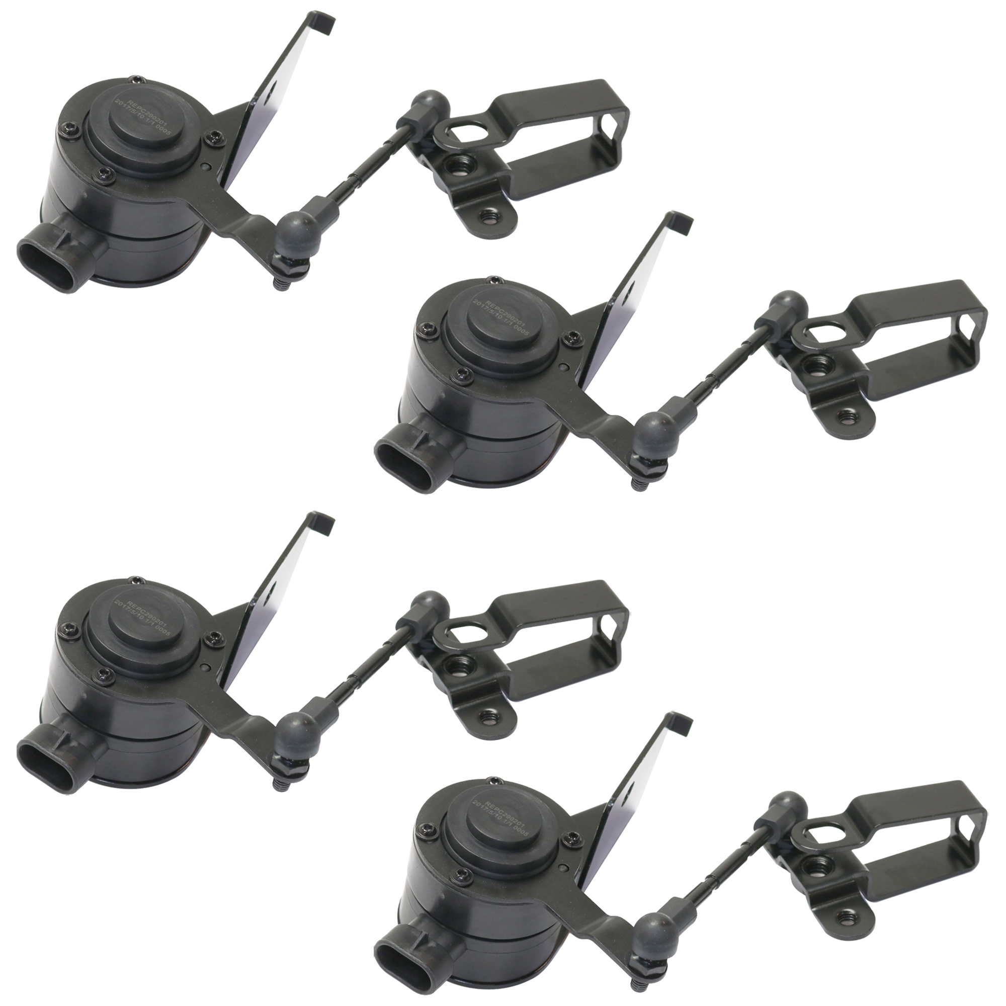 AM ESCALADE TAHOE YUKON 04-10 REAR SUSPENSION RIDE HEIGHT SENSOR RH w Linkage arm SKU SET REPC290201-04 OEM 15128649