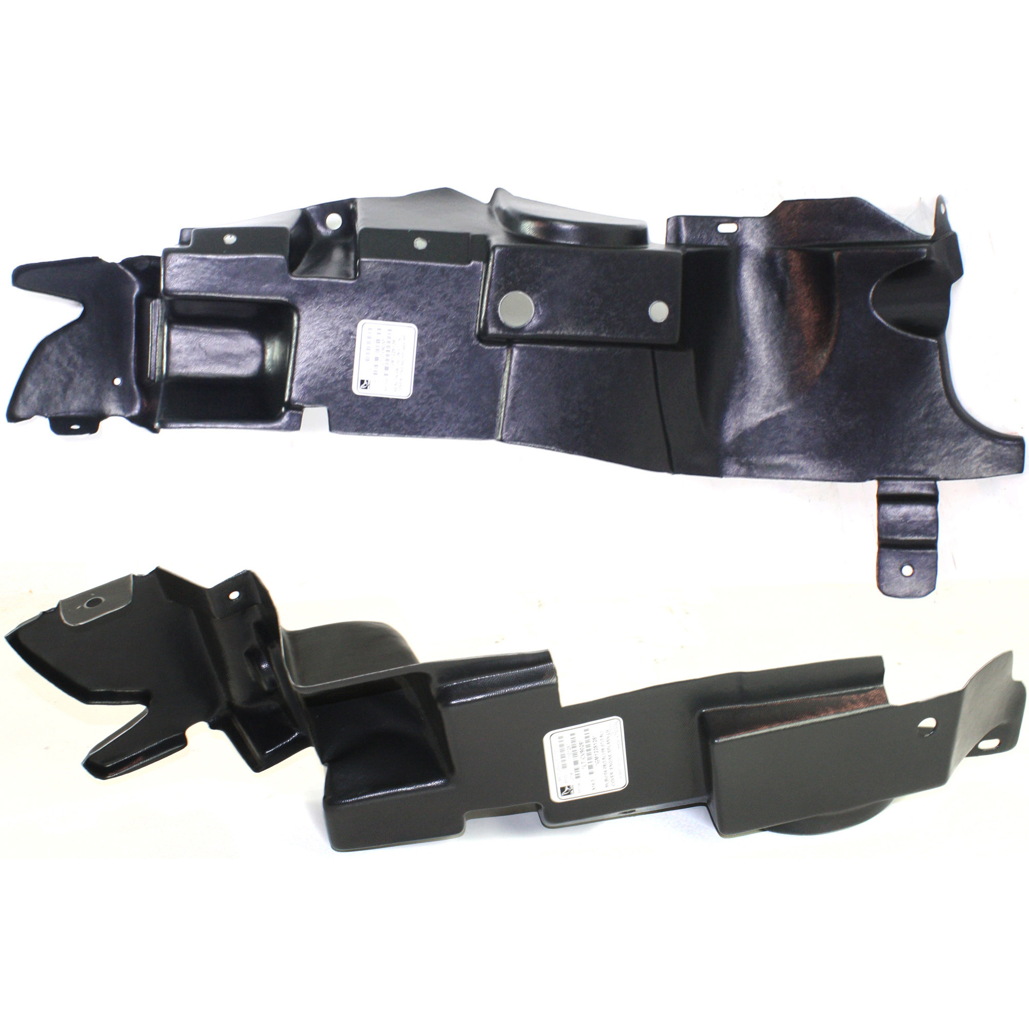AM MALIBU 04-08 ENGINE SPLASH SHIELD RH AND LH Under Cover SKU SET REPC310133 Partslink GM1228129 GM1228128 OEM 15285242-15809319