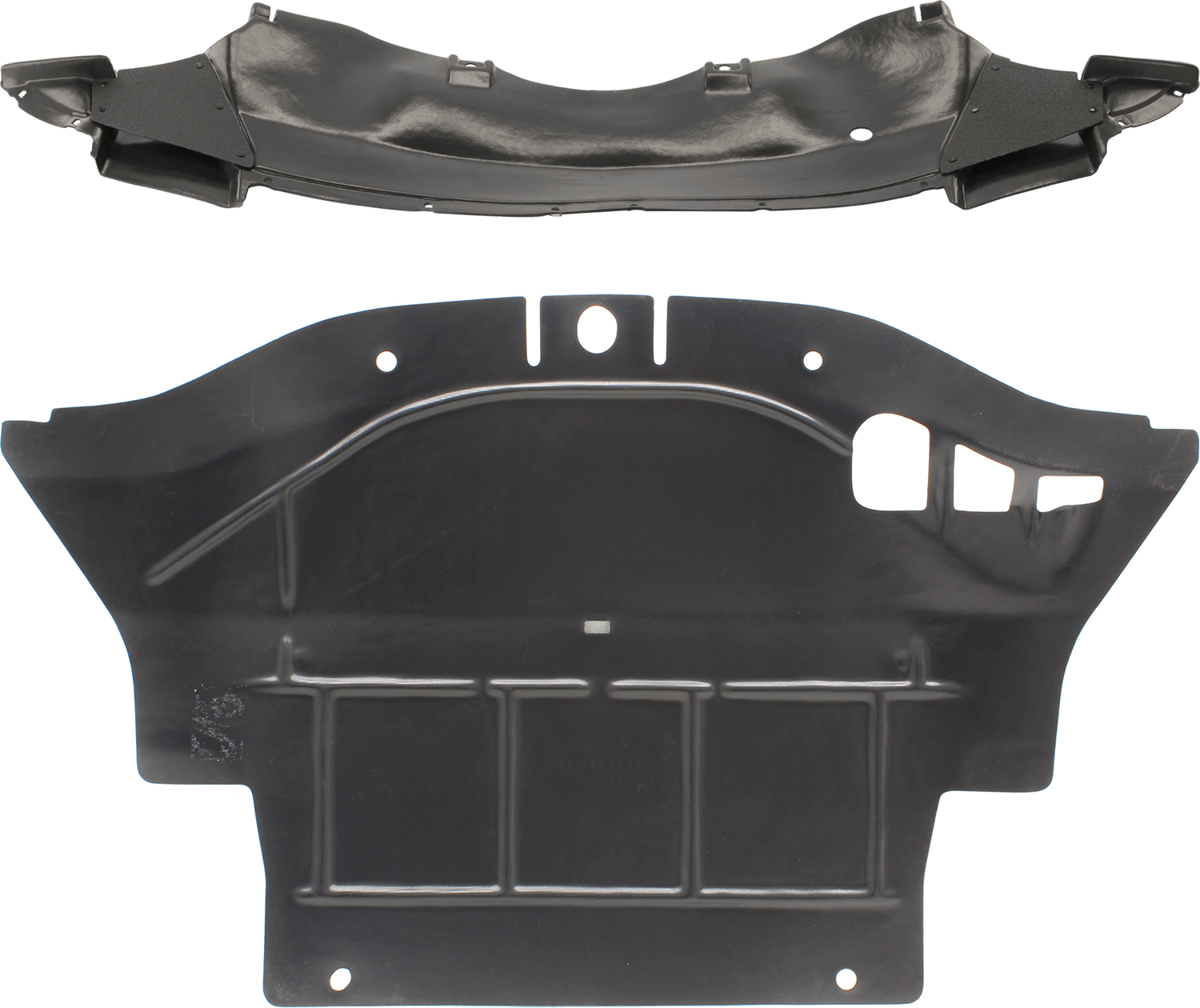AM MAGNUM 05-08 CHRYSLER 300-05-10 CHARGER 07-07 FRONT AND REAR ENGINE SPLASH SHIELD Under Cover AWD SKU SET REPC310143