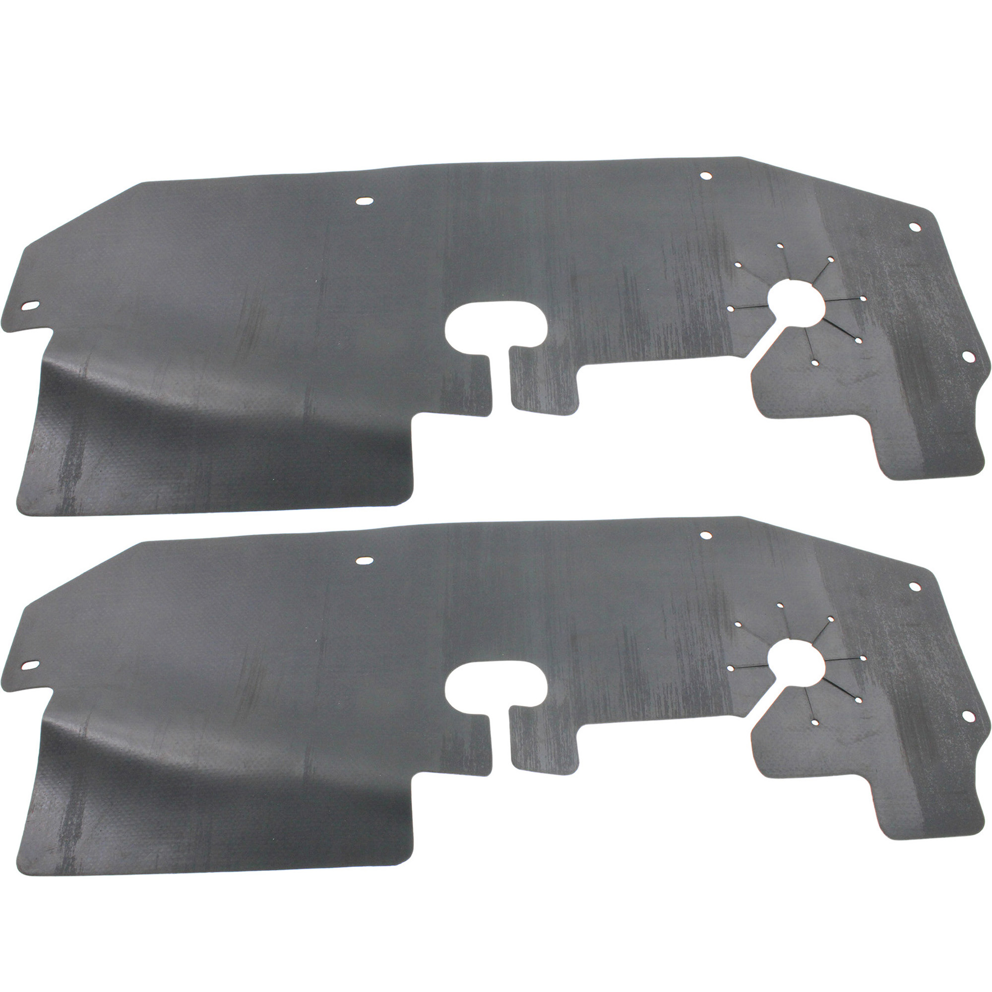 AM CTS 08-14 ENGINE SPLASH SHIELD Under Cover RH AND LH RWD Coupe Wagon Sedan SKU SET REPC310146-2 Partslink GM1250154 OEM 25898970