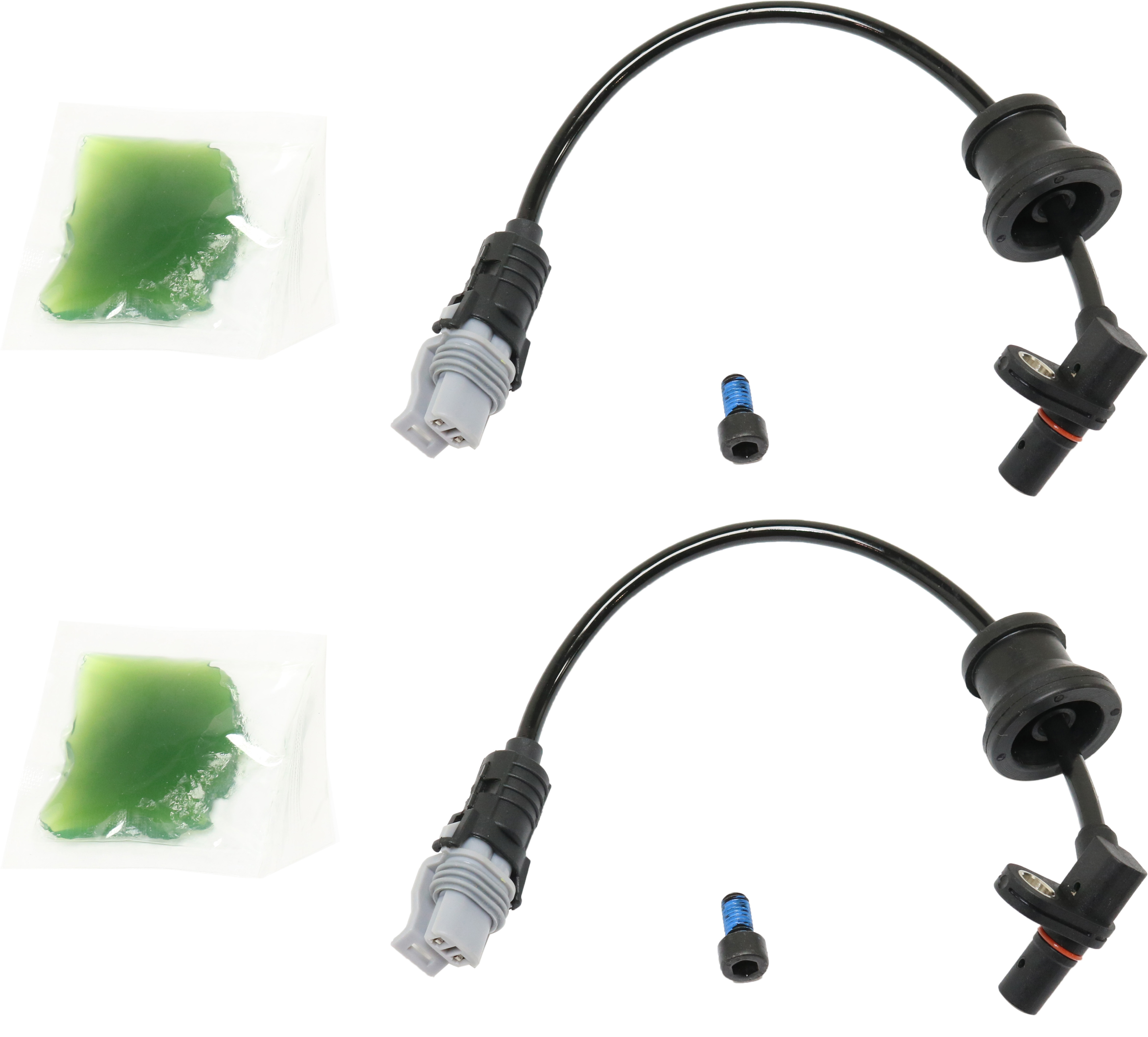 AM CAPTIVA SPORT 12-15 EQUINOX TORRENT 07-09 REAR ABS SPEED SENSOR RH AND LH w Harness SKU SET REPC310812-2 OEM 96626080