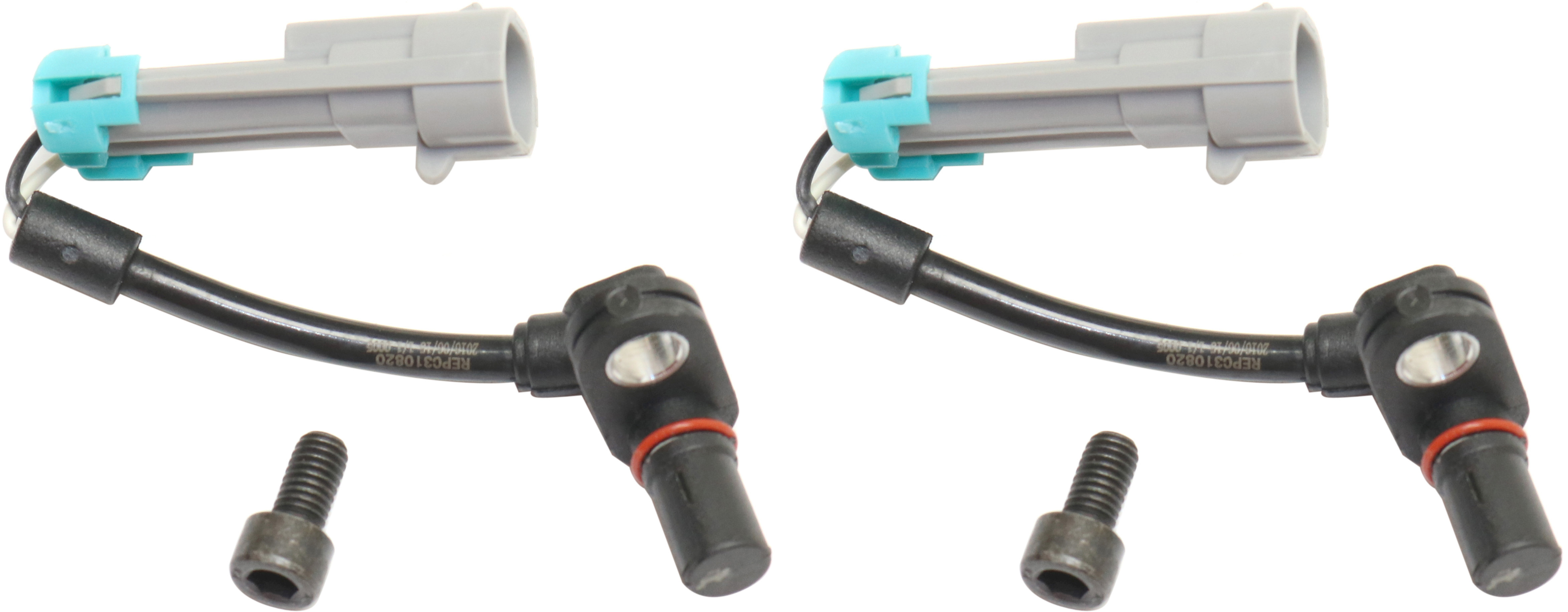 AM EQUINOX TORRENT XL 7-07-09 FRONT ABS SPEED SENSOR RH AND LH SKU SET REPC310820-2 OEM 72143-532206-695987-726665-241