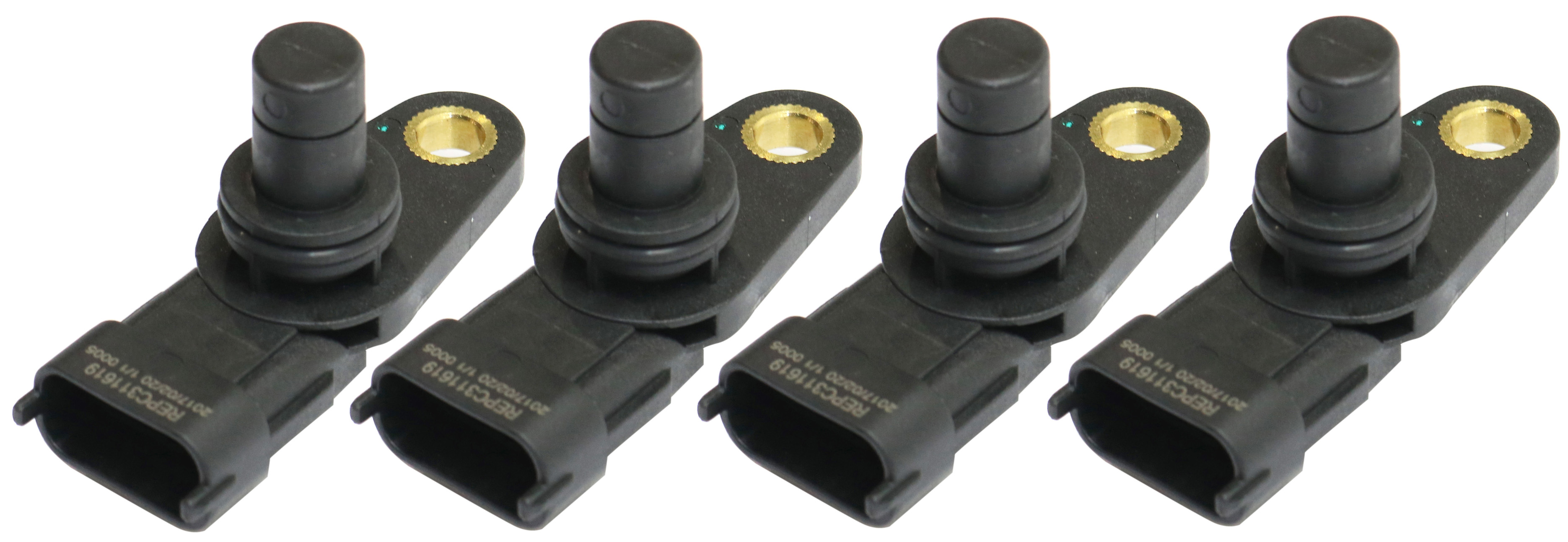 AM SRX 07-09 ENCLAVE 08-10 CAMSHAFT POSITION SENSOR Set of 4-3 Blade Terminals SKU SET REPC311619-4 OEM 22369-73682-96370-190150-71533