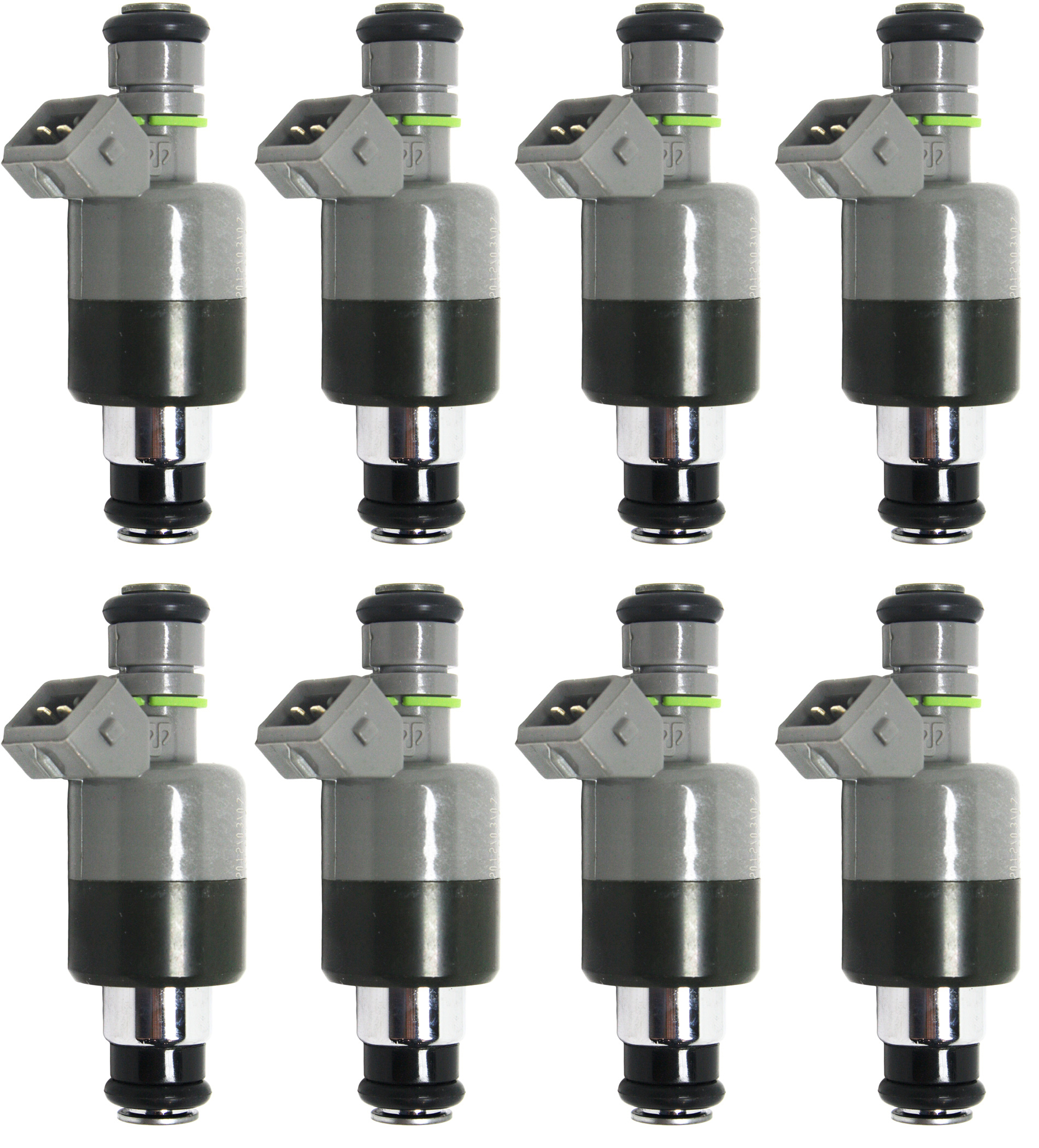 AM COMMERCIAL CHASSIS DEVILLE SEVILLE 91-93 FUEL INJECTOR Set of 8 SKU SET REPC314305-8