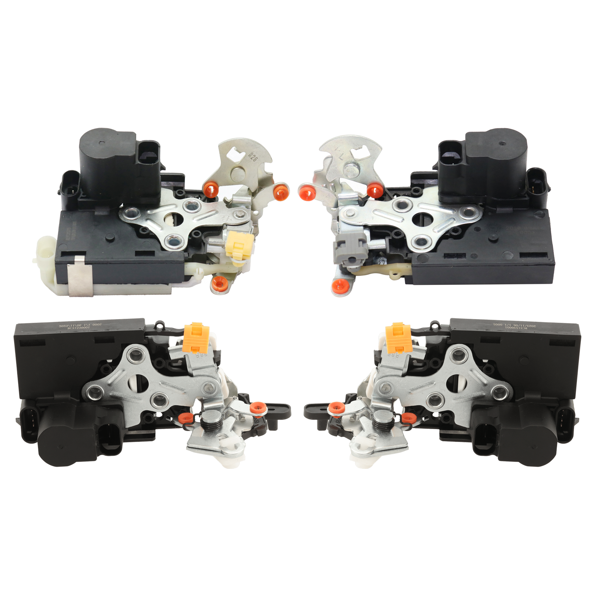 AM SILVERADO 01-03 TAHOE 01-03 FRONT AND REAR DOOR LOCK ACTUATOR RH AND LH w Latch SKU SET REPC315315 A OEM 15110641-15110644-15110650-151