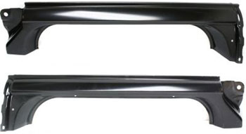 AM C K SERIES 73-86 SUBURBAN 73-91 ROCKER PANEL RH AND LH w Door Post SKU SET REPC430105 Partslink GM1600101 GM1601101 OEM 1-409-560-814-095-600