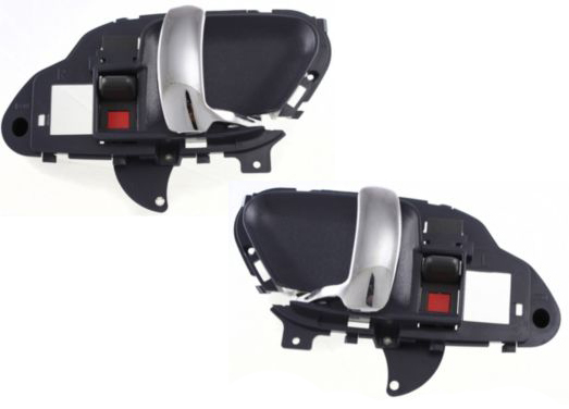 AM C K FULL SIZE P U 95-02 SUBURBAN 95-99 FRONT DOOR HANDLE RH and LH Inside Blue Hsg Chrme Lvr =REAR SKU SET REPC462127 Partslink IDH010034 IDH010033 OEM 15708046 PFM 15708045 PFM