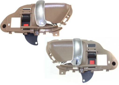 AM C K FULL SIZE P U 95-02 SUBURBAN 95-99 FRONT DOOR HANDLE RH and LH Inside Biege Hsg Chrme Lvr =REAR SKU SET REPC462129 Partslink IDH010030 IDH010029 OEM 15708048 PFM 15708047 PFM