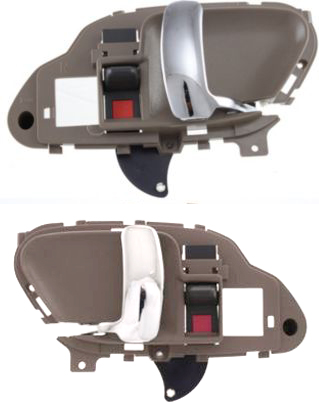 AM C K FULL SIZE P U 95-02 SUBURBAN 95-99 FRONT DOOR HANDLE RH and LH Inside Brown Hsg Chrme Lvr =REAR SKU SET REPC462131 Partslink IDH010028 IDH010027 OEM 15708052 PFM 15708051 PFM