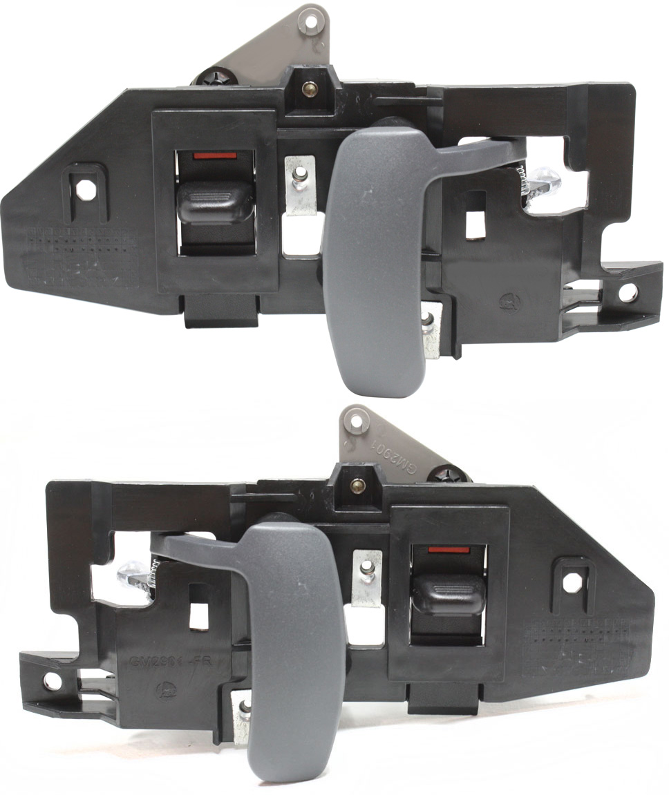 AM G3500-96-96 FRONT DOOR HANDLE RH AND LH Gray Zinc SKU SET REPC462135 Partslink GM1353153 GM1352153 OEM 15959150-15959149