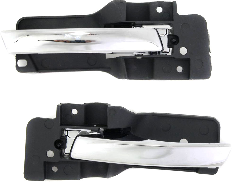 AM GRAND CARAVAN 08-18 FRONT DOOR HANDLE RH AND LH Inside Chrome Lever SKU SET REPC462159 Partslink CH1353110 CH1352110 OEM 5020798AD 68066552AA 5020799AC