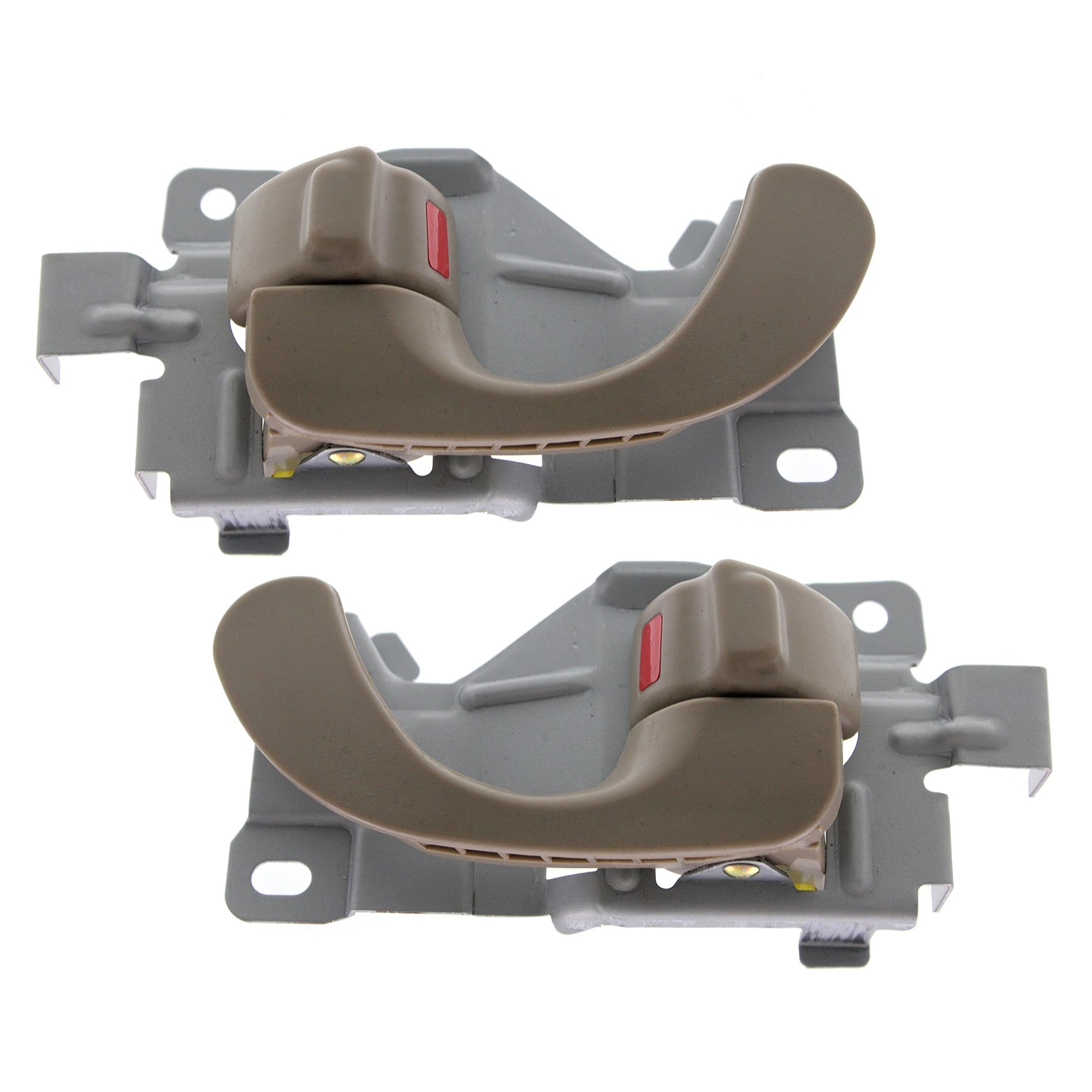 AM SEBRING COUPE 01-06 INTERIOR FRONT DOOR HANDLE RH LH Set of 2 Brown Excludes Convertible SKU SET REPC462163 OEM MR641412 MR641411