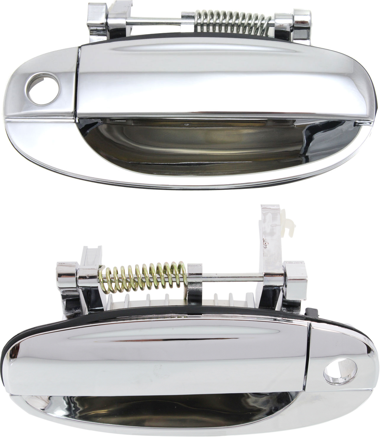 AM AVEO 04-06 AVEO5-09-11 FRONT EXTERIOR DOOR HANDLE RH AND LH Assembly All Chrome SKU SET REPC462173C OEM 96541632 PFM 96541631 PFM