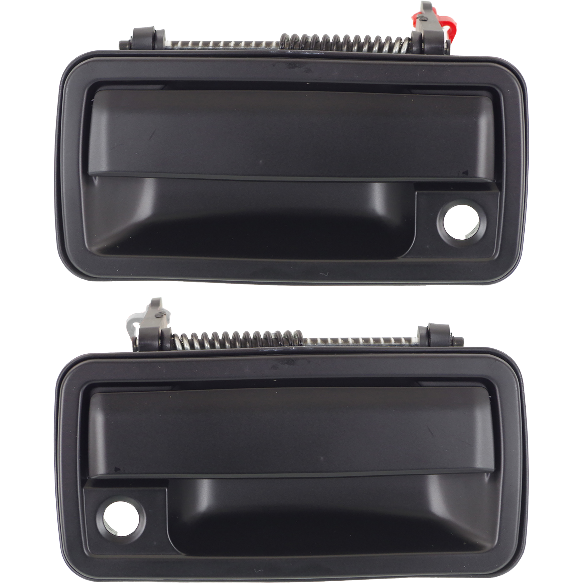 AM SONOMA 94-04 BLAZER 95-05 FRONT EXTERIOR DOOR HANDLE RH AND LH Smooth Black w Keyhole Plastic SKU SET REPC462181 OEM 15647662-15647661