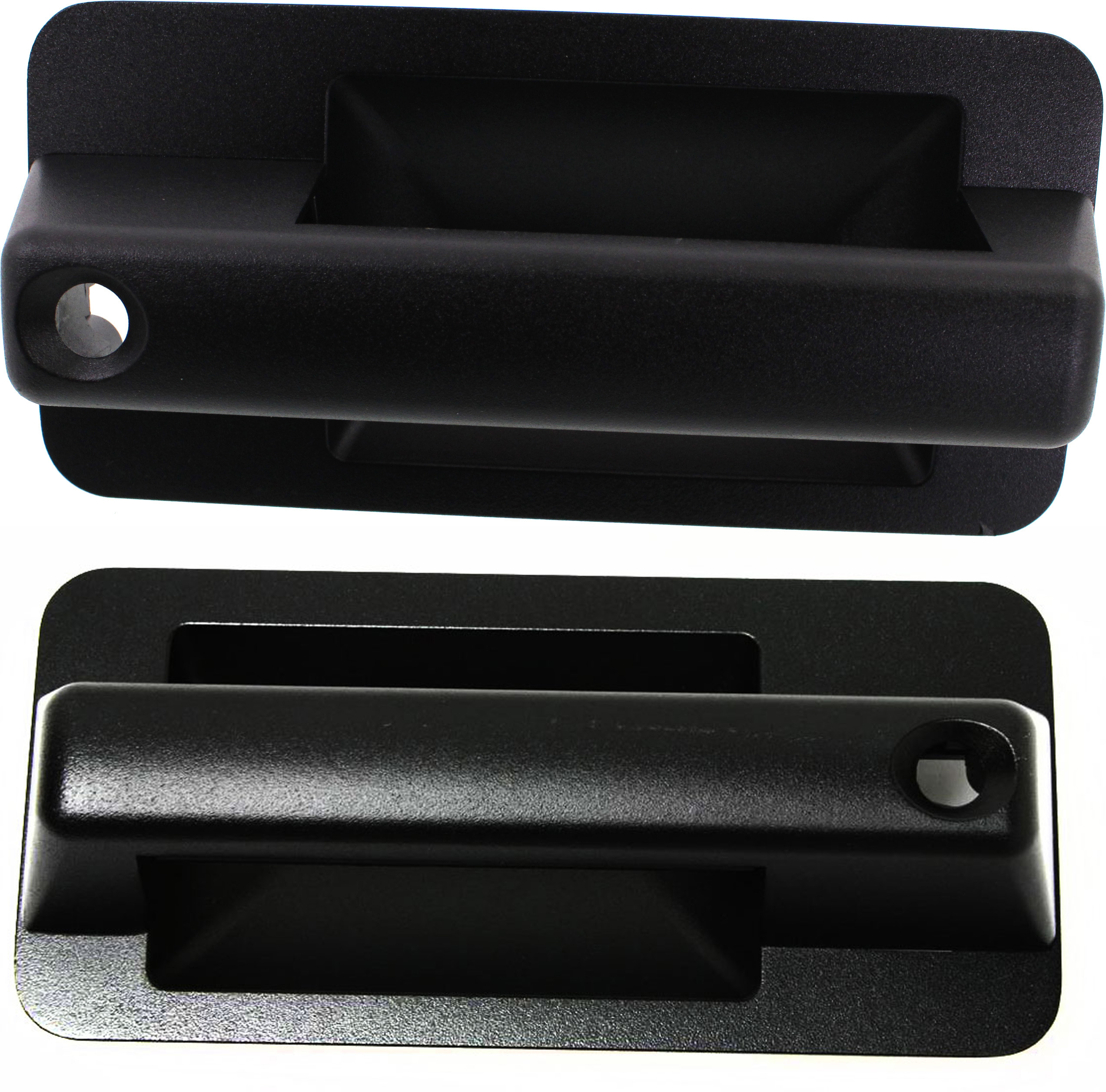 AM KODIAK 90-03 FRONT EXTERIOR DOOR HANDLE RH AND LH Textured Black Zinc SKU SET REPC462195 Partslink GM1310177 GM1311177 OEM 15619624-15619625
