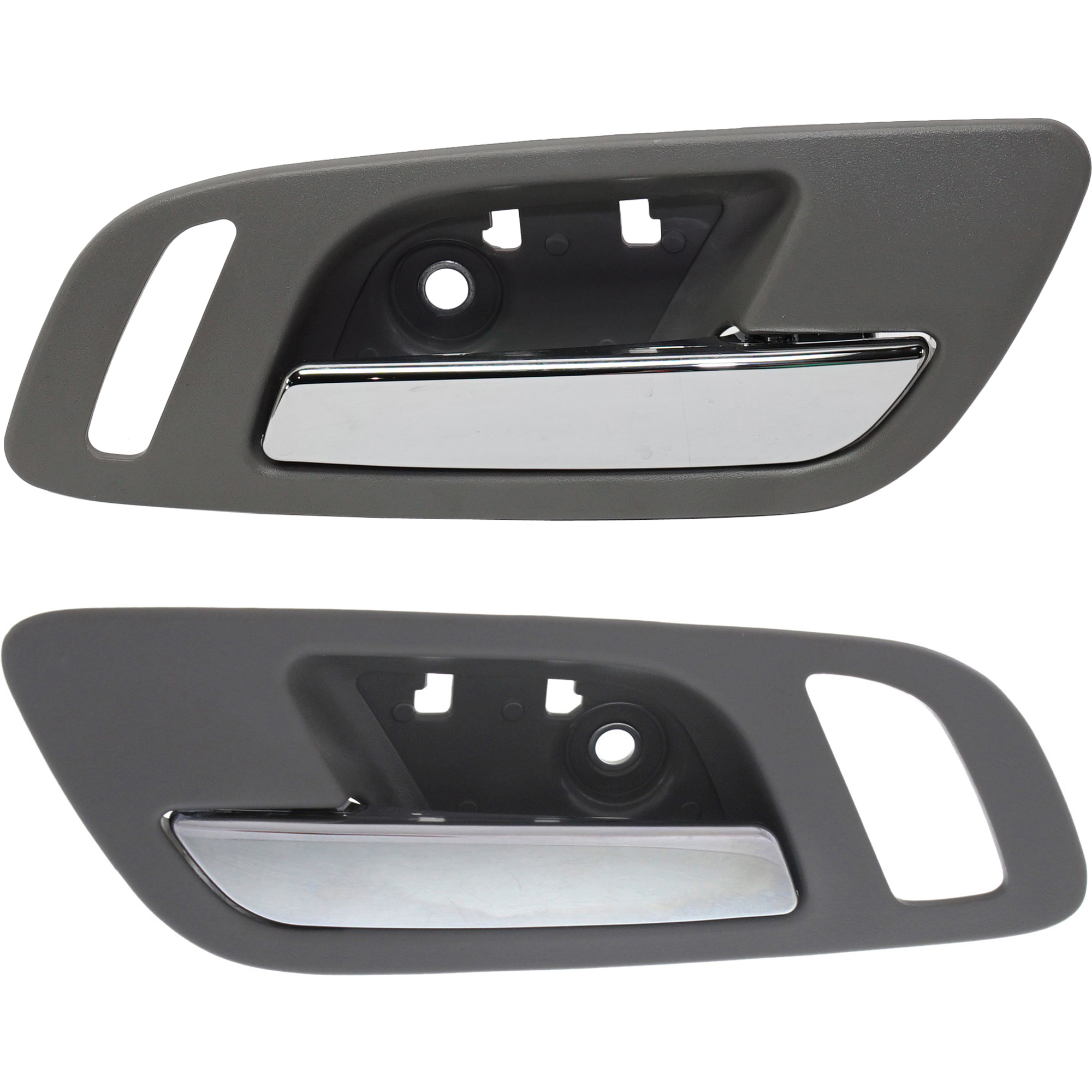AM SIERRA SILVERADO 07-14 INTERIOR DOOR HANDLE Front RH and LH Chrme Lvr and Gray Hsg. SKU SET REPC462331 Partslink IDH010086 OEM 22855622