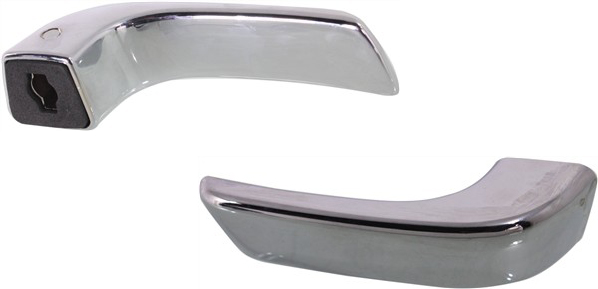 AM SILVERADO SIERRA 1500-07-13-2500 HD 3500 HD 07-14 FRONT DOOR HANDLE RH AND LH Inside All Chrome Fits 2007 Non Classic SKU SET REPC462333C OEM 15936893 PFM 15936892 PFM