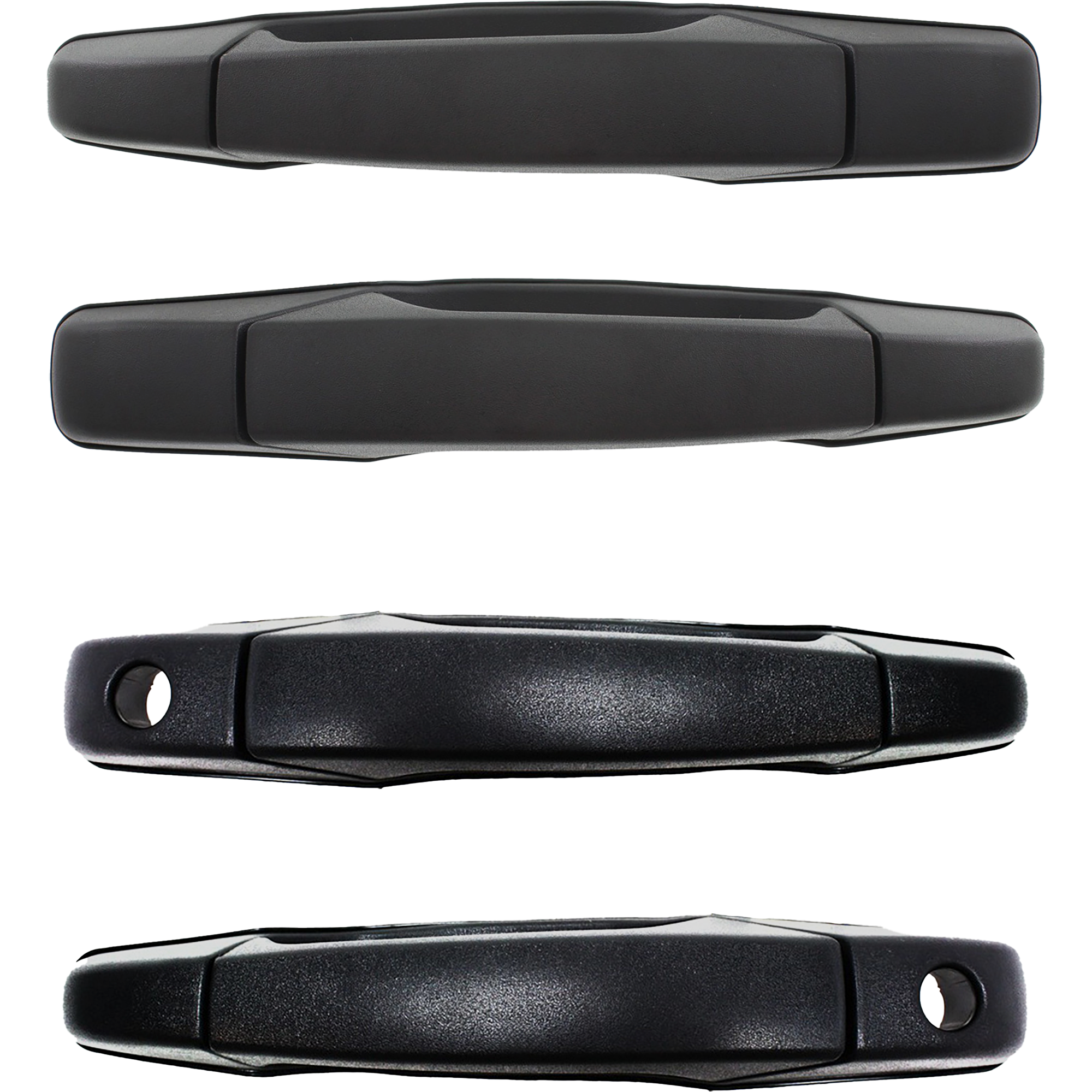 AM SIERRA SILVERADO 07-14 EXTERIOR DOOR HANDLE Set of 4 Front and Rear RH and LH Textured Black SKU SET REPC462383-4 Partslink GM1521128 GM1520128 FDH010160 GM1310162 OEM 15915108-84053438-20828237-840