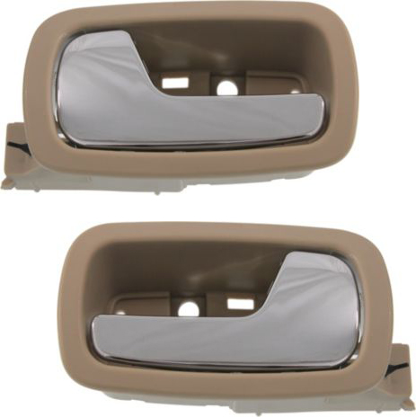 AM COBALT 05-10 G5-07-09 FRONT DOOR HANDLE RH and LH Inside Bezel Neutral SKU SET REPC462395 Partslink GM1353168 GM1352168 OEM 22722748-22722749