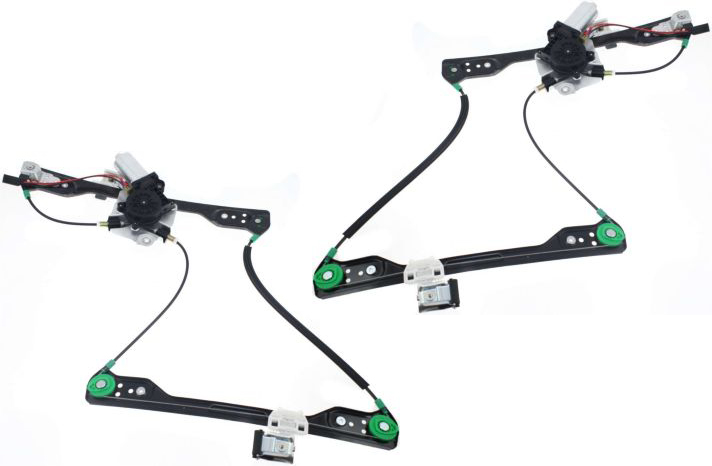 AM CHRYSLER 300-05-10 CHARGER 06-10 FRONT WINDOW REGULATOR RH AND LH Power w Motor High Current w o One Touch 2 pin plug SKU SET REPC462903 Partslink CH1350132 CH1351132 OEM 5065470AF 5065471AF