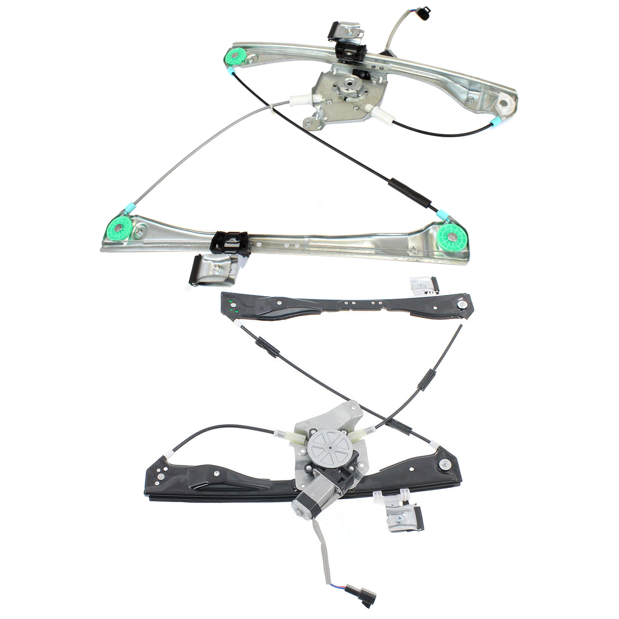 AM MALIBU 08-08 FRONT WINDOW REGULATOR RH AND LH Set of 2 Power with Motor SKU SET REPC462905-2 Partslink GM1350213 GM1351133 OEM 25802960-25943968