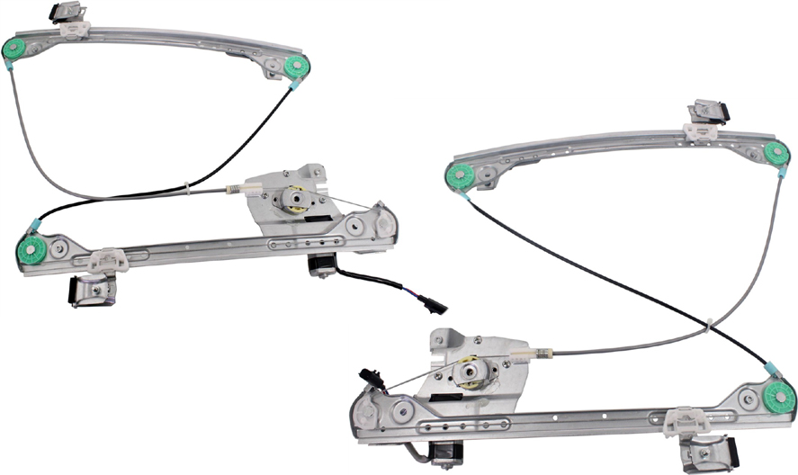 AM PACIFICA 04-06 FRONT WINDOW REGULATOR RH AND LH Power w Motor SKU SET REPC462941 Partslink CH1351142 CH1350142 OEM 4894270AC 4894271AC