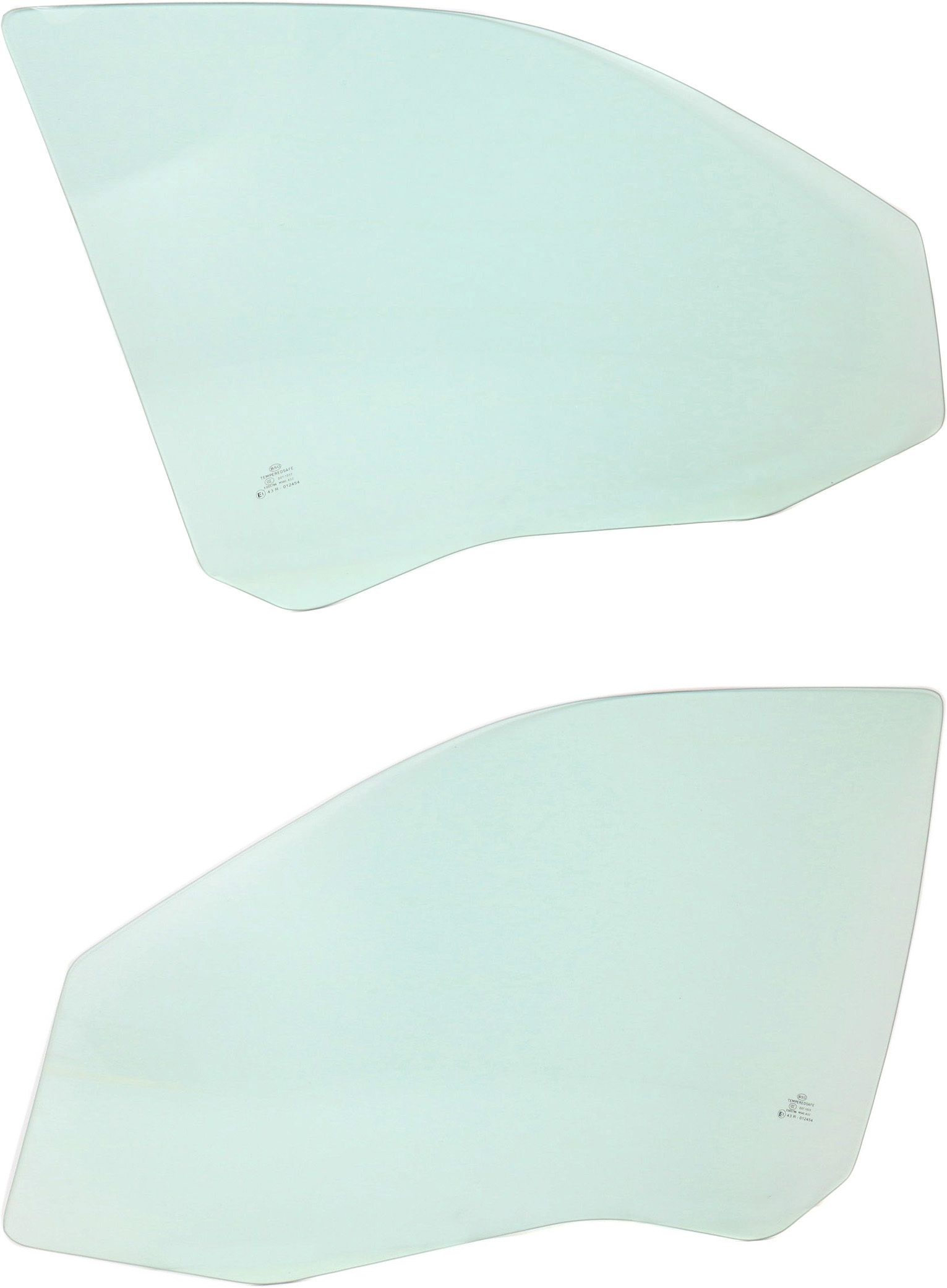 AM MALIBU 04-08 FRONT DOOR GLASS RH and LH Green Tint 4 Door SKU SET REPC480121 OEM 22627166 DD10486GTNN 22627167