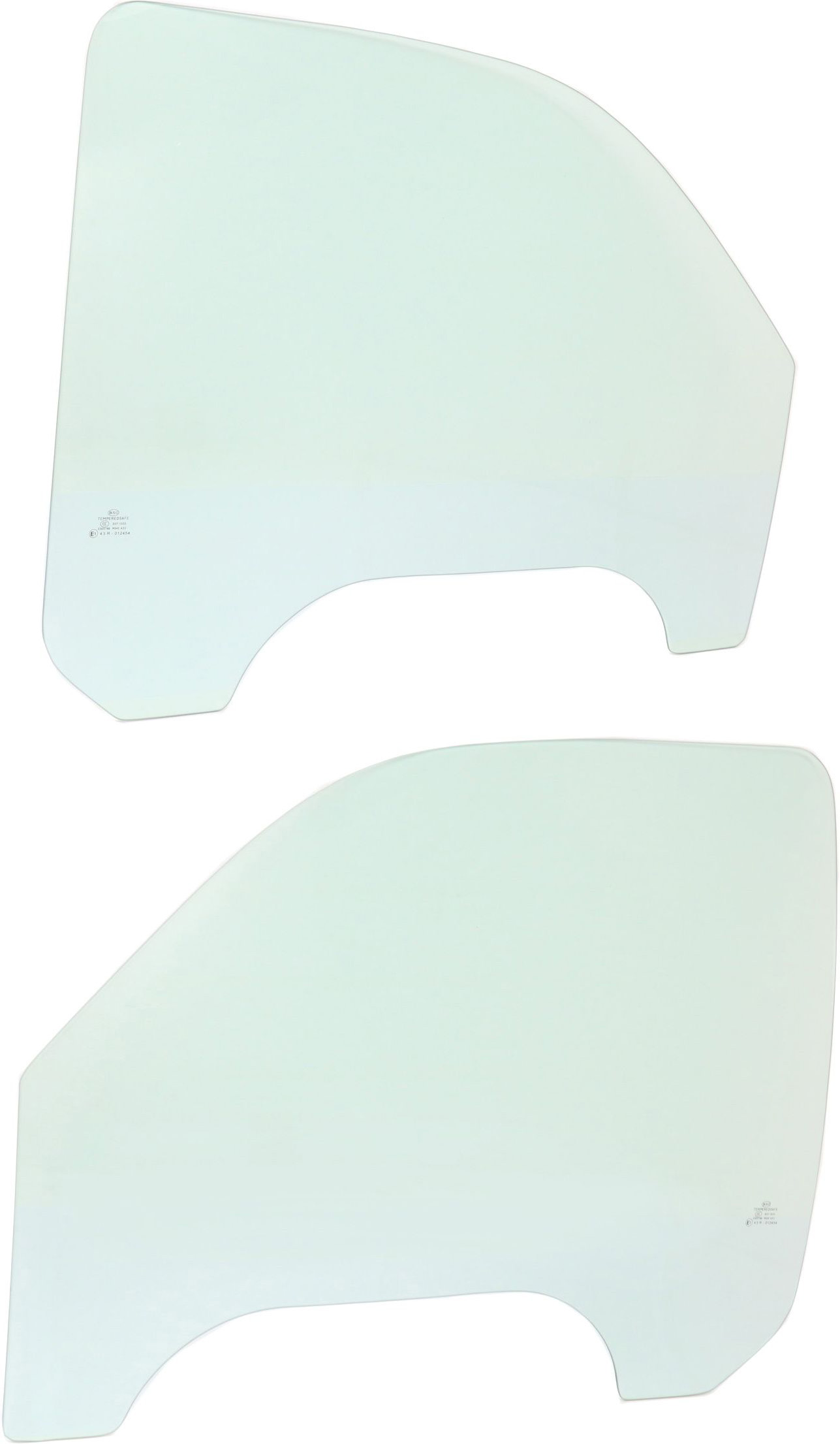 AM SILVERADO SIERRA PICKUP 99-06 FRONT DOOR GLASS RH AND LH Green Tint SKU SET REPC480125 OEM 15891715 DD09479GTNN 15891714