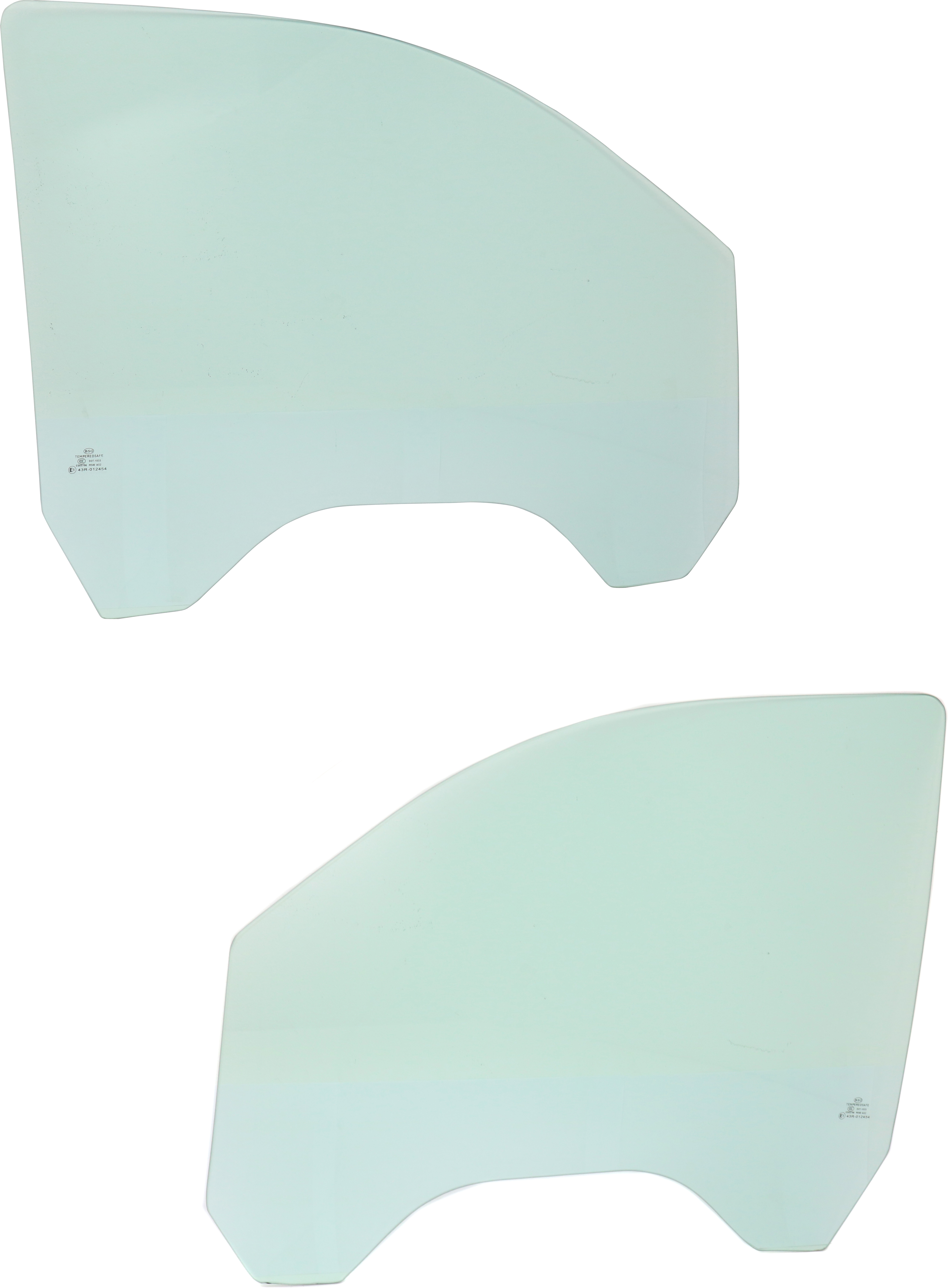 AM SIERRA SILVERADO FULLSIZE P U 14-19 FRONT DOOR GLASS RH AND LH Green Tint Crew Extended Cab SKU SET REPC480137 OEM 20979115 DD12192GTNN 20979114