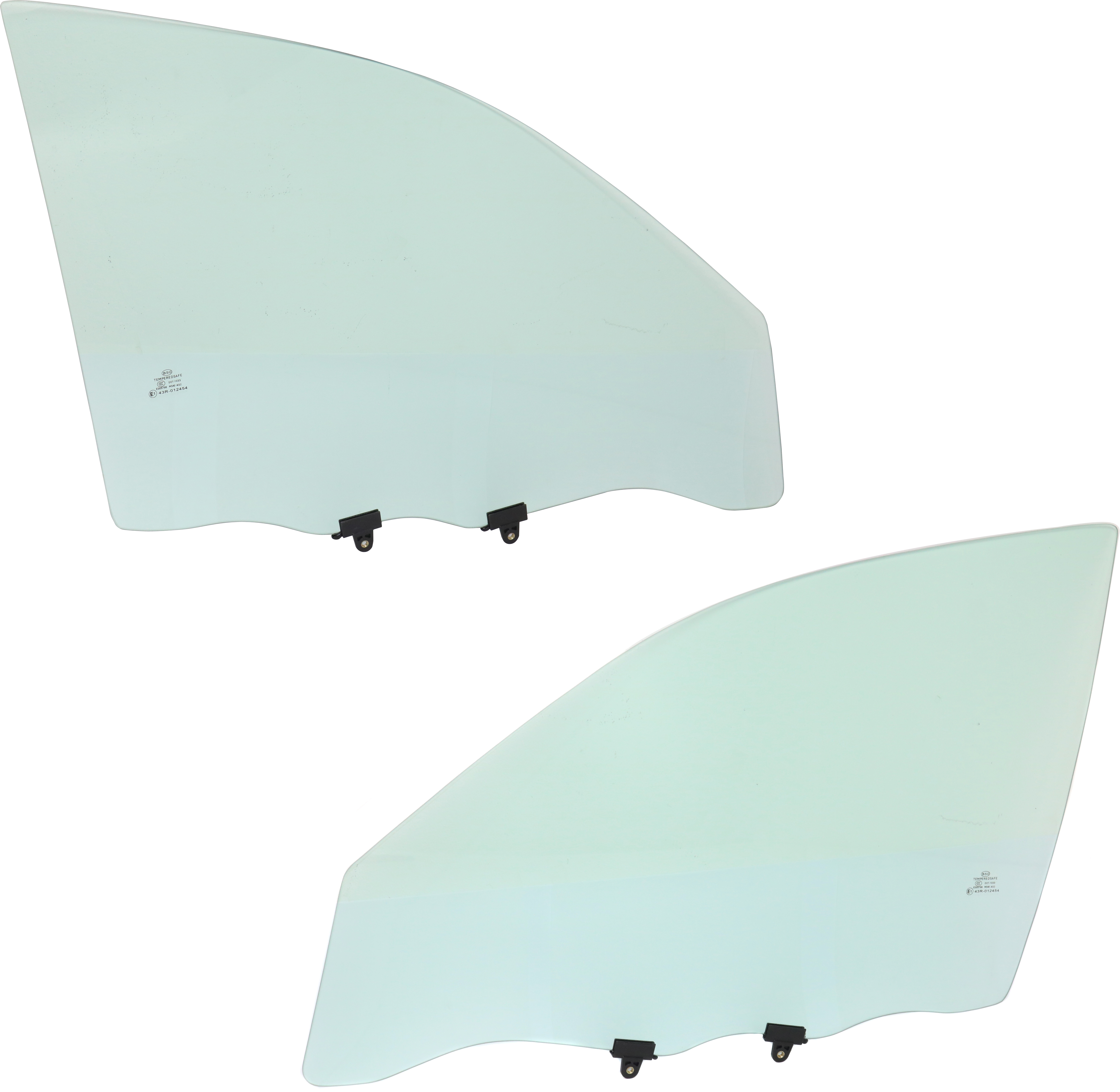 AM CHEVY IMPALA 00-05 FRONT DOOR GLASS RH AND LH Green Tint SKU SET REPC480141