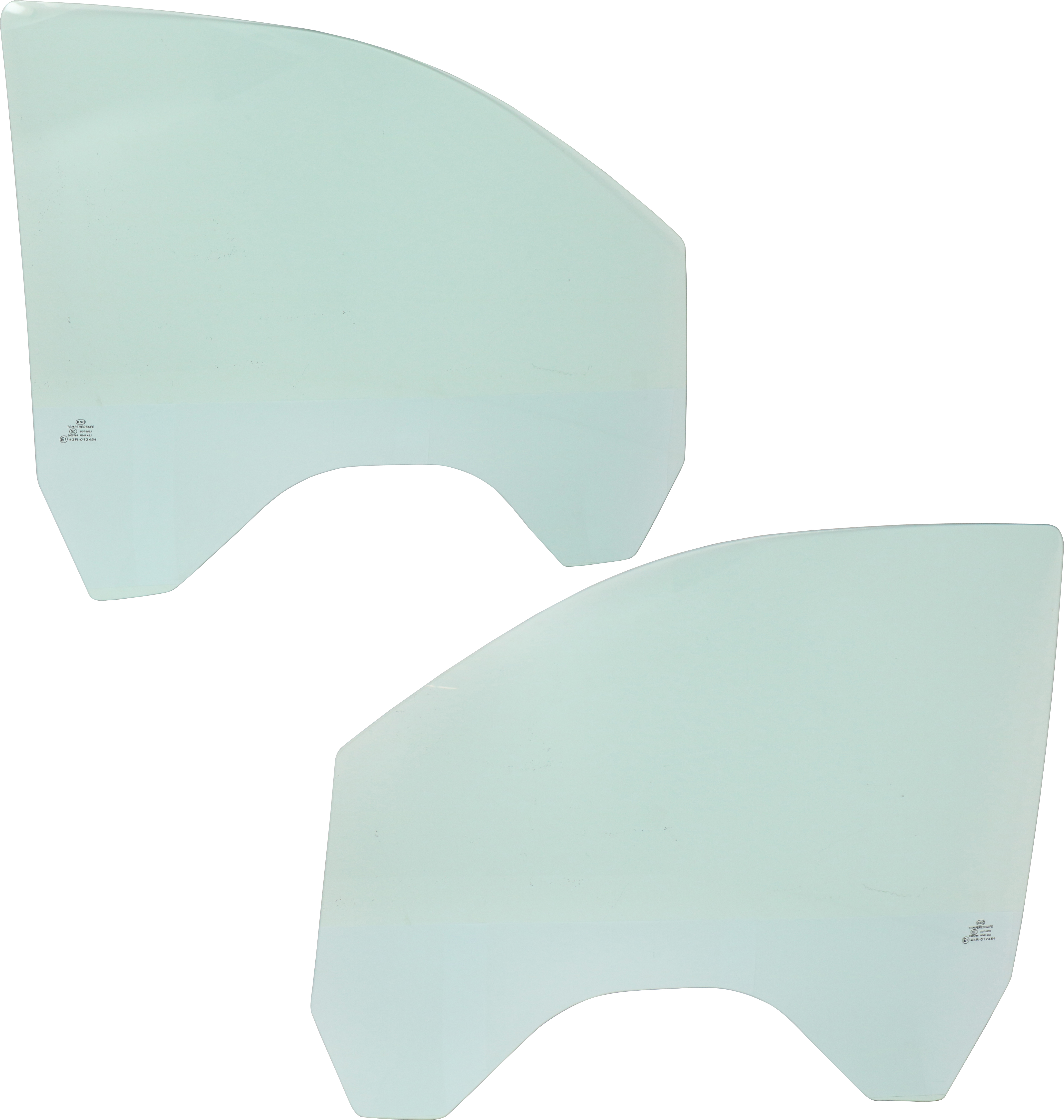 AM ESCALADE YUKON YUKON XL 15-18 FRONT DOOR GLASS RH AND LH Green Tint Non Laminated SKU SET REPC480147 OEM 20979119 DD12373GTNN 20979111