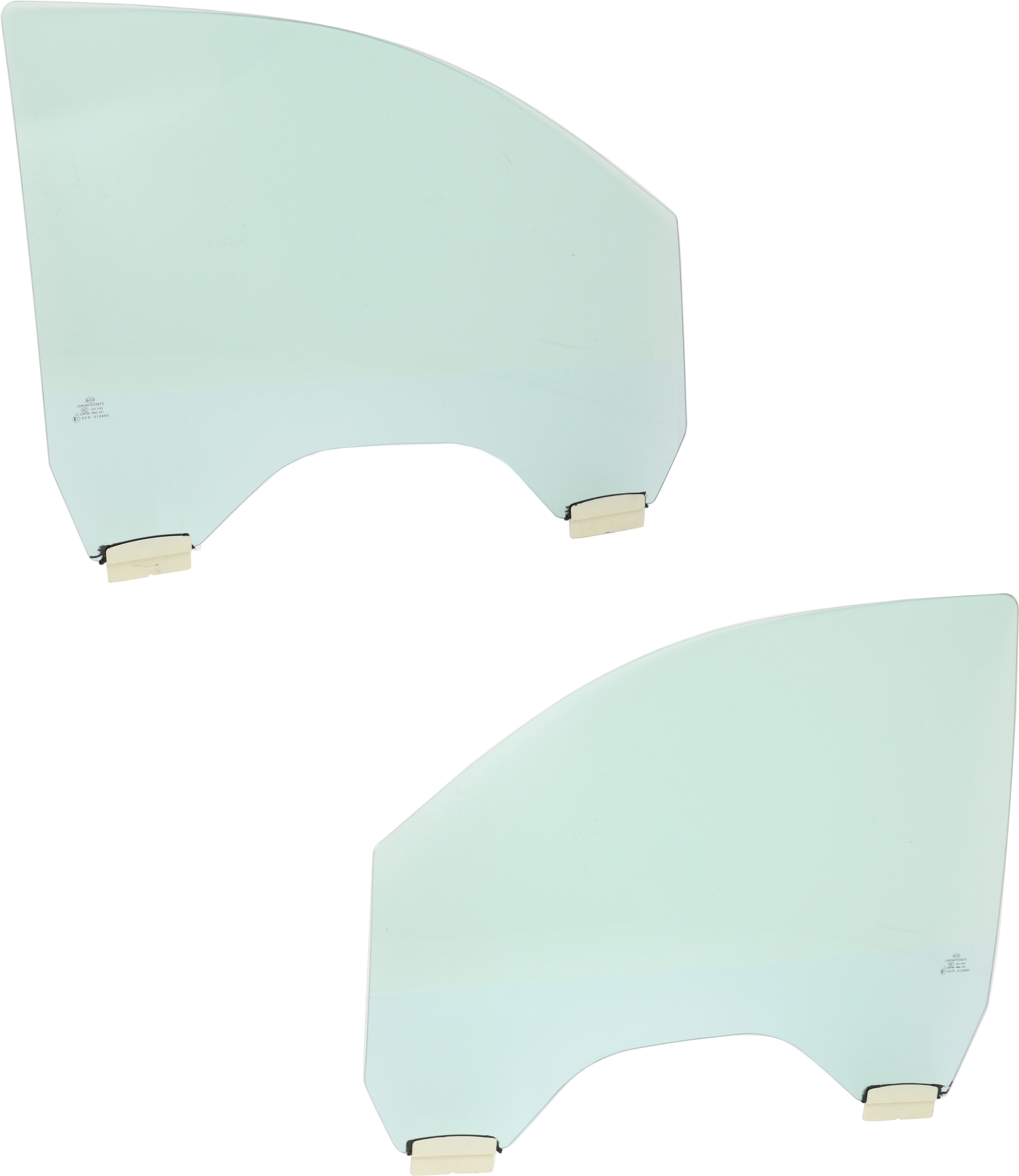 AM ESCALADE YUKON YUKON XL 15-18 FRONT DOOR GLASS RH AND LH Green Tint Laminated SKU SET REPC480149 OEM 20979111 DD12375GTYN 20979119