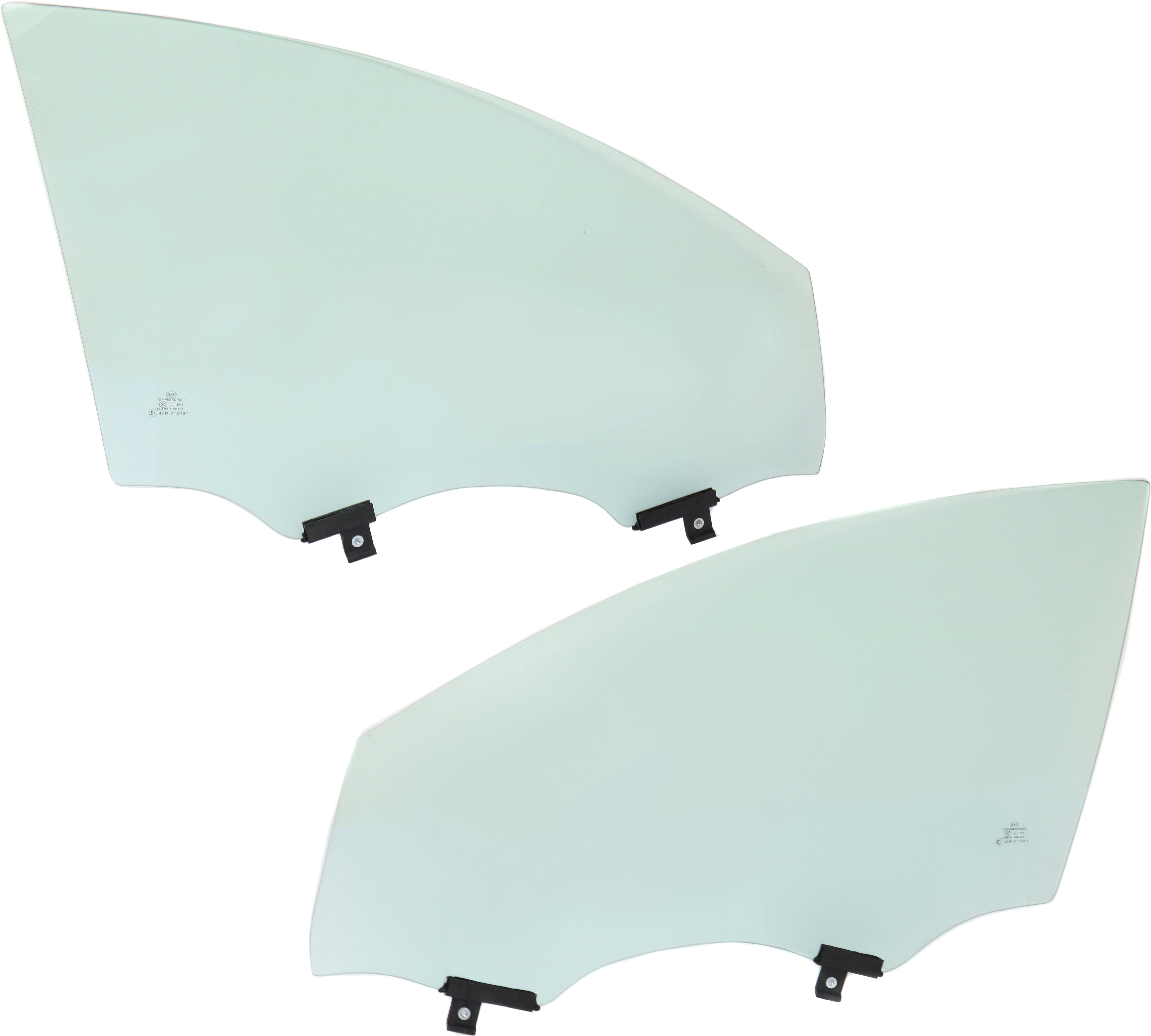 AM CHRYSLER 200-15-17 FRONT DOOR GLASS RH AND LH Green Tint 4 Door SKU SET REPC480151 OEM 68104918AA DD12427GTYN 6810491