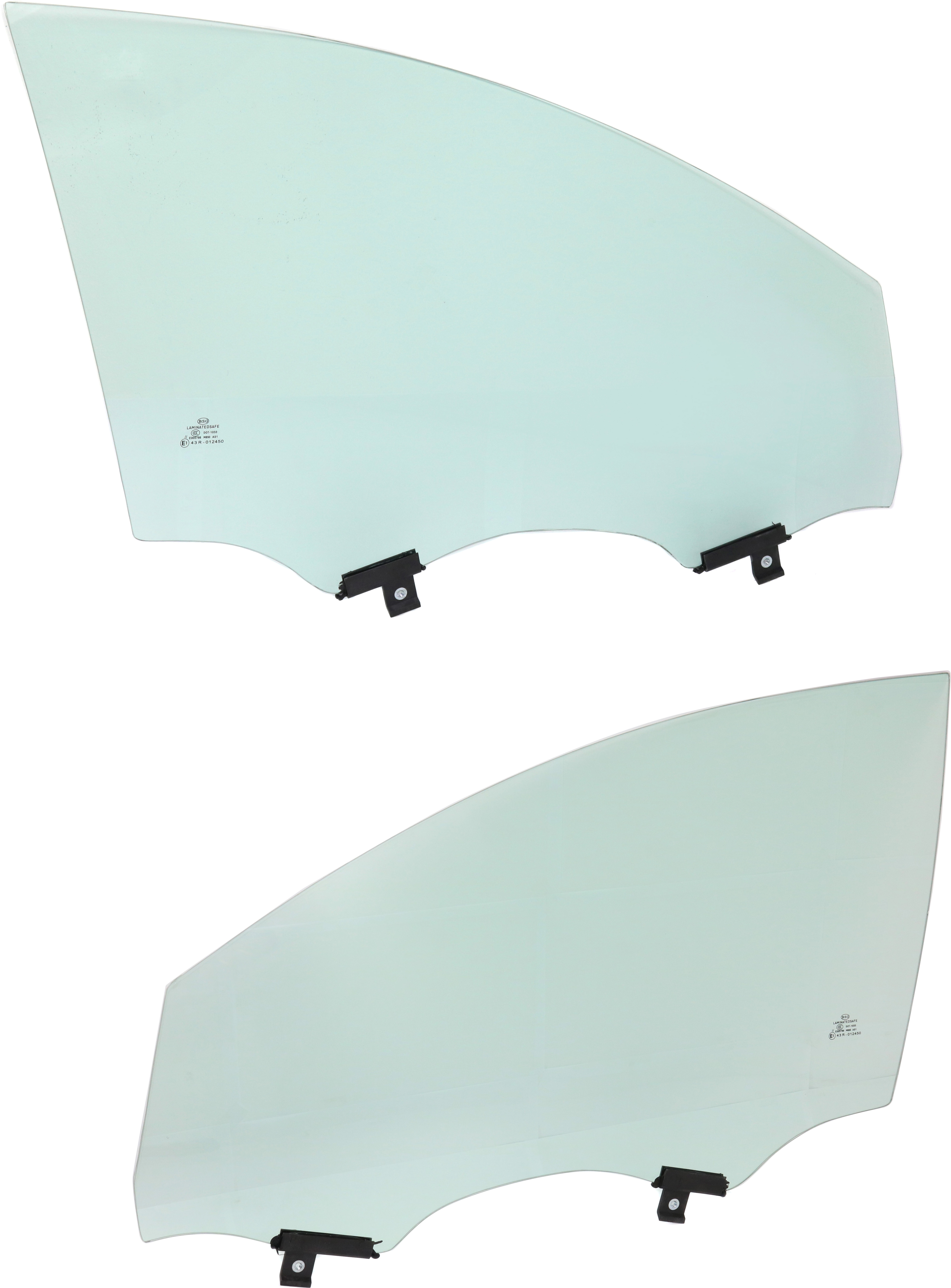 AM CHRYSLER 200-15-17 FRONT DOOR GLASS RH AND LH Green Tint 4 Door Laminated SKU SET REPC480153 OEM 68104924AA DD12453GTYN 6810492