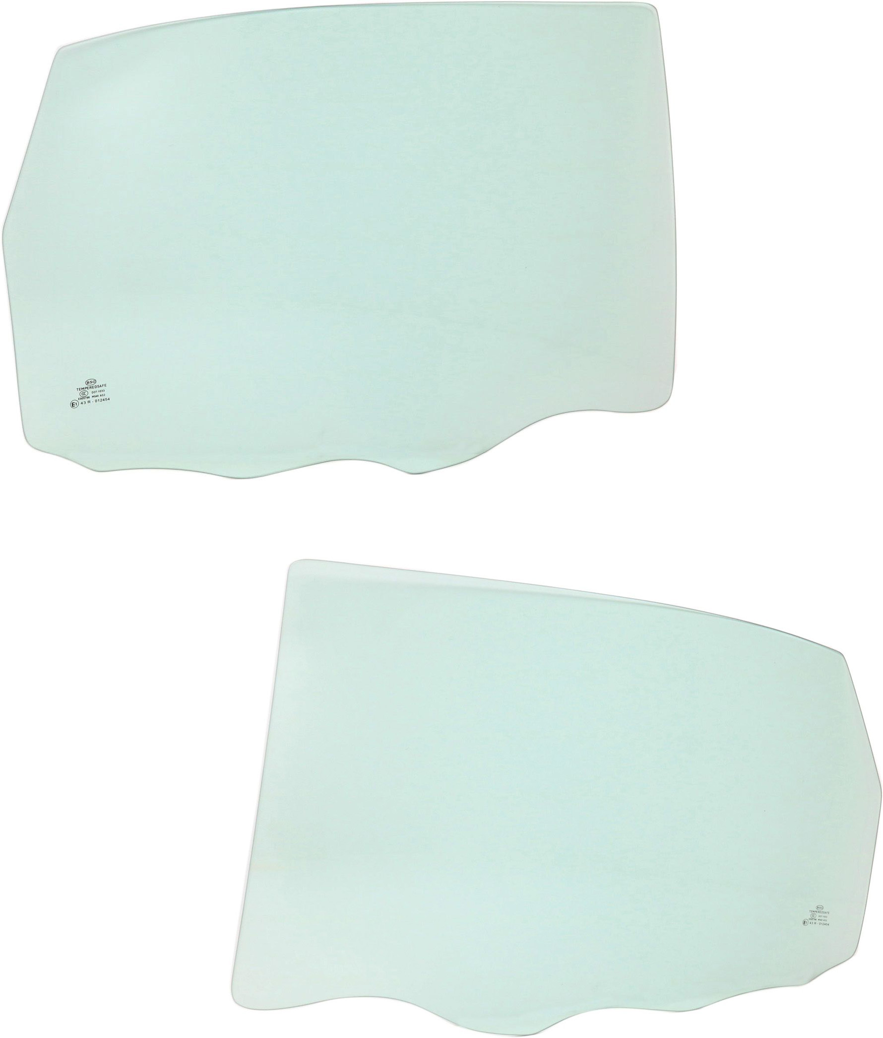 AM IMPALA 00-05 REAR DOOR GLASS RH and LH Green Tint 4 Door SKU SET REPC481307 OEM 10346584 DD09622GTNN 10346585
