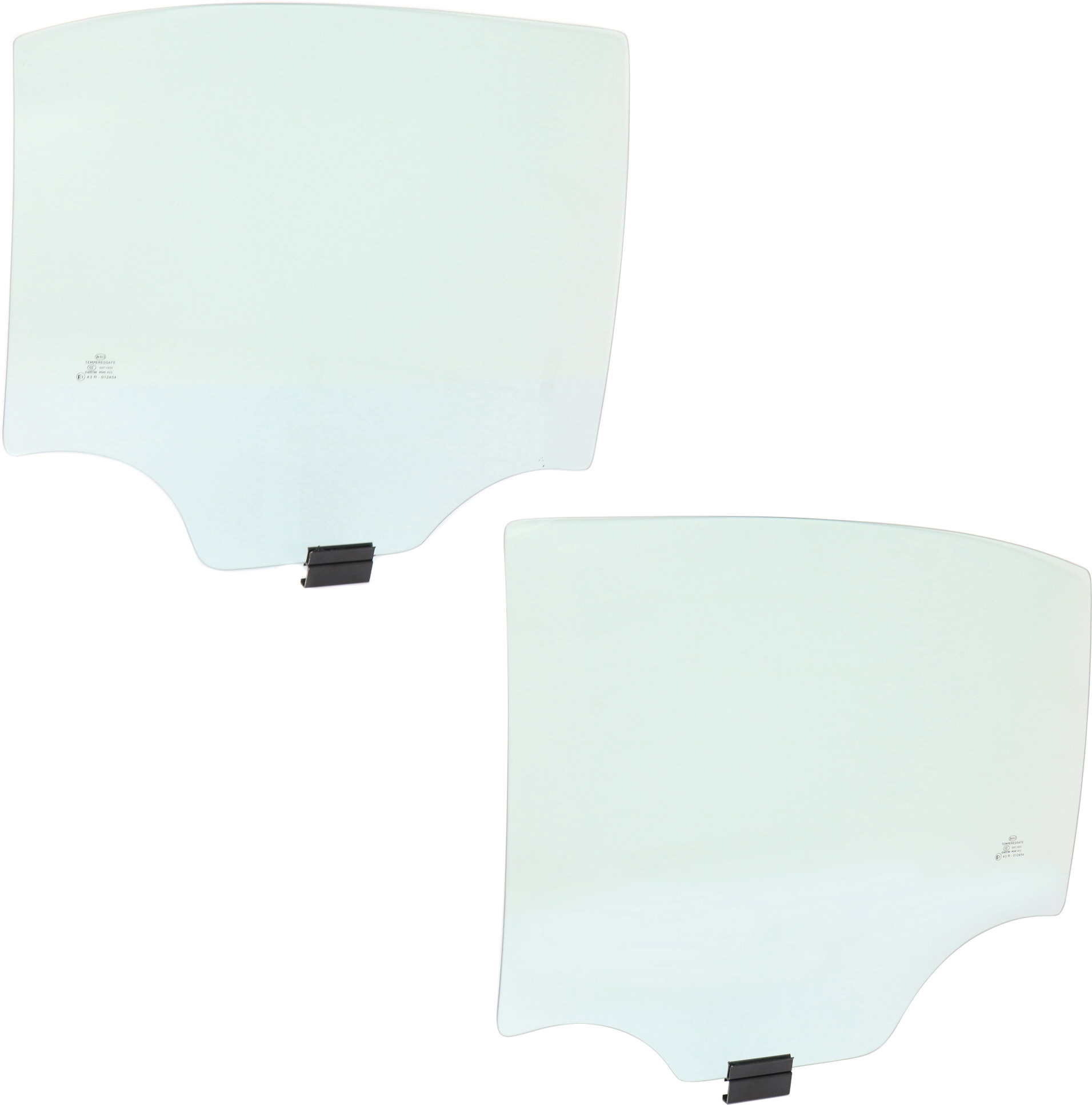 AM MALIBU 97-03 CLASSIC 04-05 REAR DOOR GLASS RH and LH Green Tint 4 Door SKU SET REPC481311 OEM 22644120 DD09183GTYN 22644121