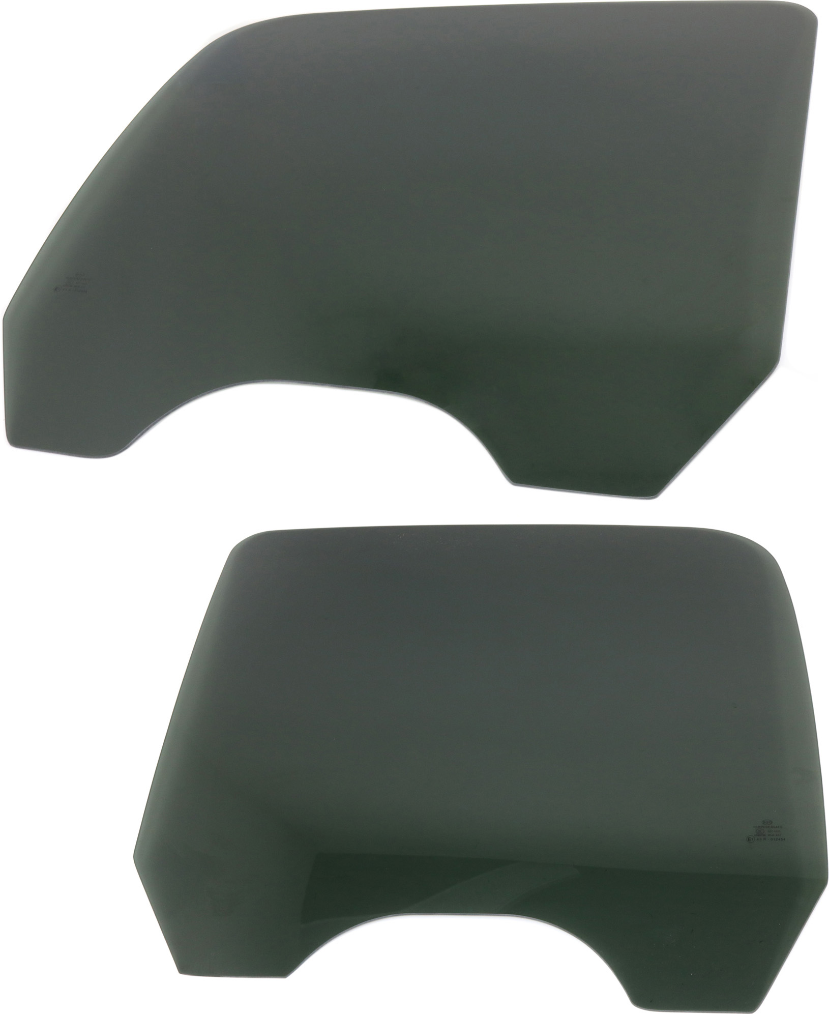AM SILVERADO SIERRA 01-07 REAR DOOR GLASS RH AND LH Gray Tint Privacy Crew Cab Pickup Fits 2007 Classic SKU SET REPC481319 OEM 15181068 DD09734YPNN 15181067