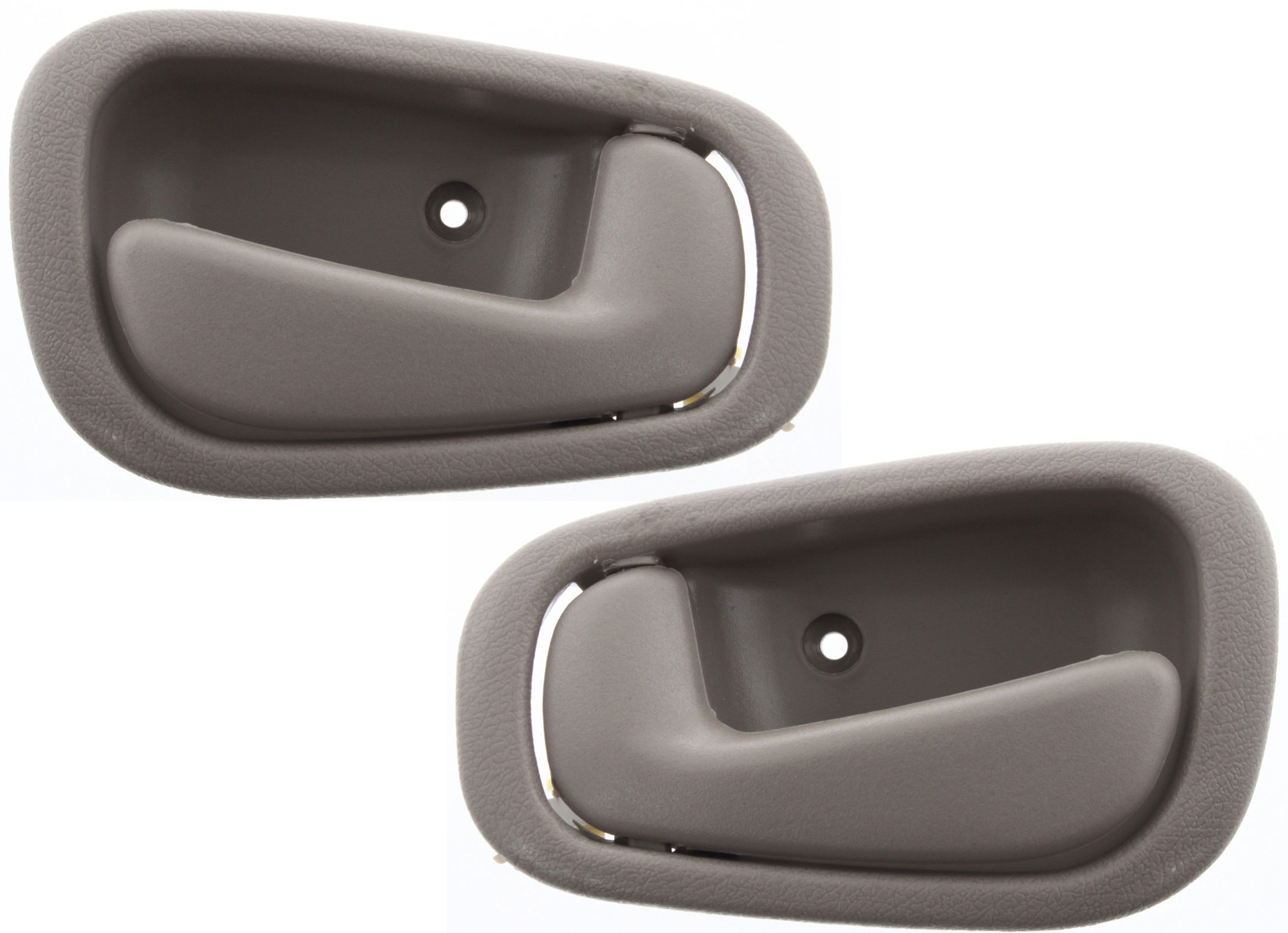AM COROLLA PRIZM 98-02 FRONT AND REAR DOOR HANDLE RH AND LH Set of 4 Inside Neutral Beige Manual Lock w o Lock Hole SKU SET REPC491307-4 Partslink GM1553105 GM1552105 OEM 94859666-94859670