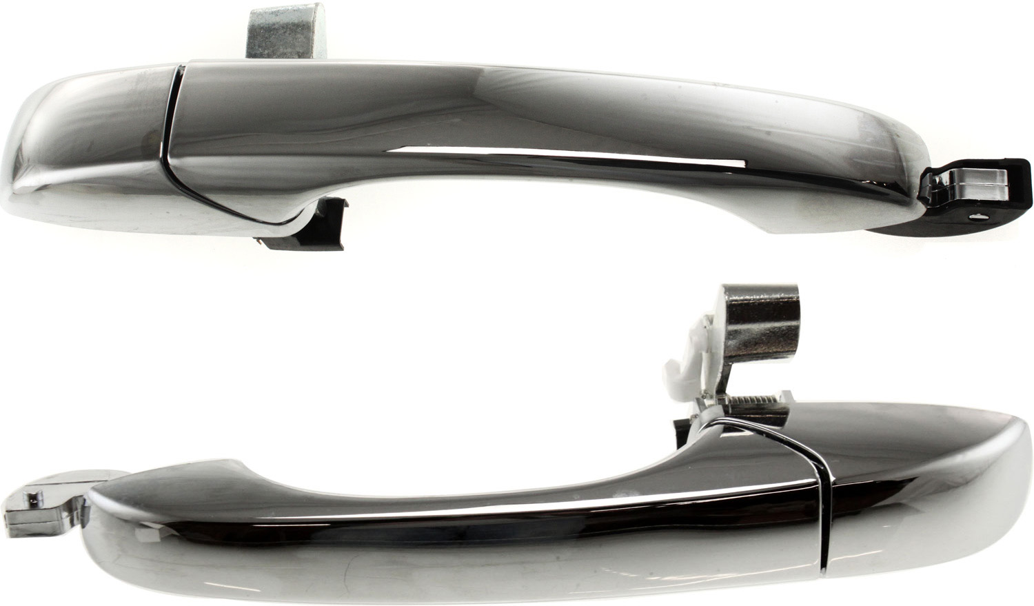 AM MAGNUM 05-08 CHRYSLER 300-05-10 REAR EXTERIOR DOOR HANDLE RH AND LH Plastic Chrome SKU SET REPC491319 Partslink CH1521124 CH1520126 OEM 5065800AH 5065801AH