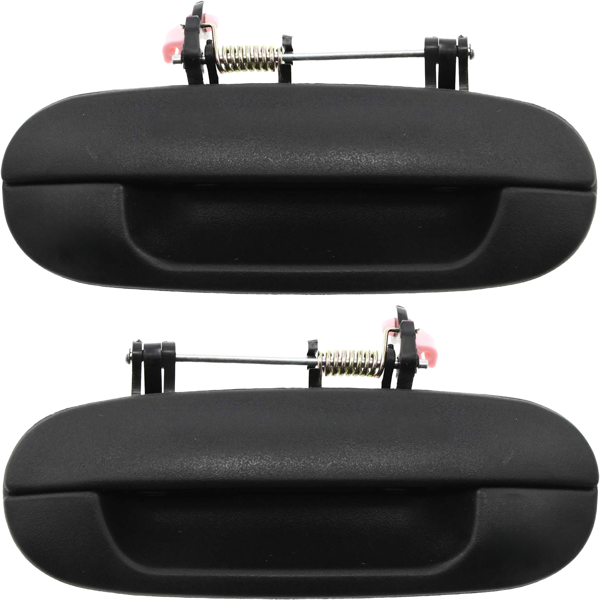AM TRAILBLAZER ENVOY 02-09 REAR EXTERIOR DOOR HANDLE RH AND LH Textured Black 2 row seating SKU SET REPC491519 Partslink GM1521119 GM1520119 OEM 15188972-15811368-15188971-158